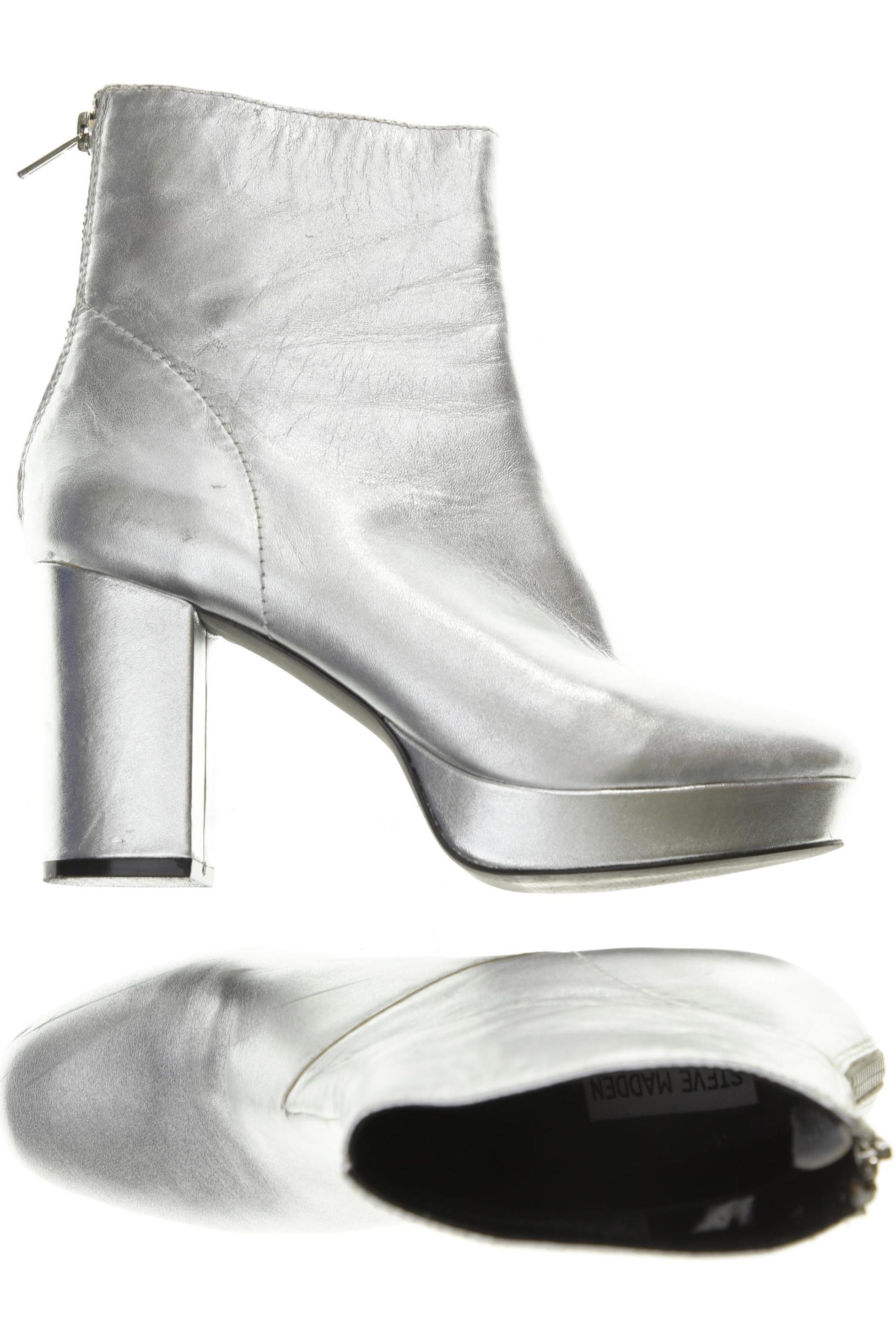 

Steve Madden Damen Stiefelette, silber, Gr. 39