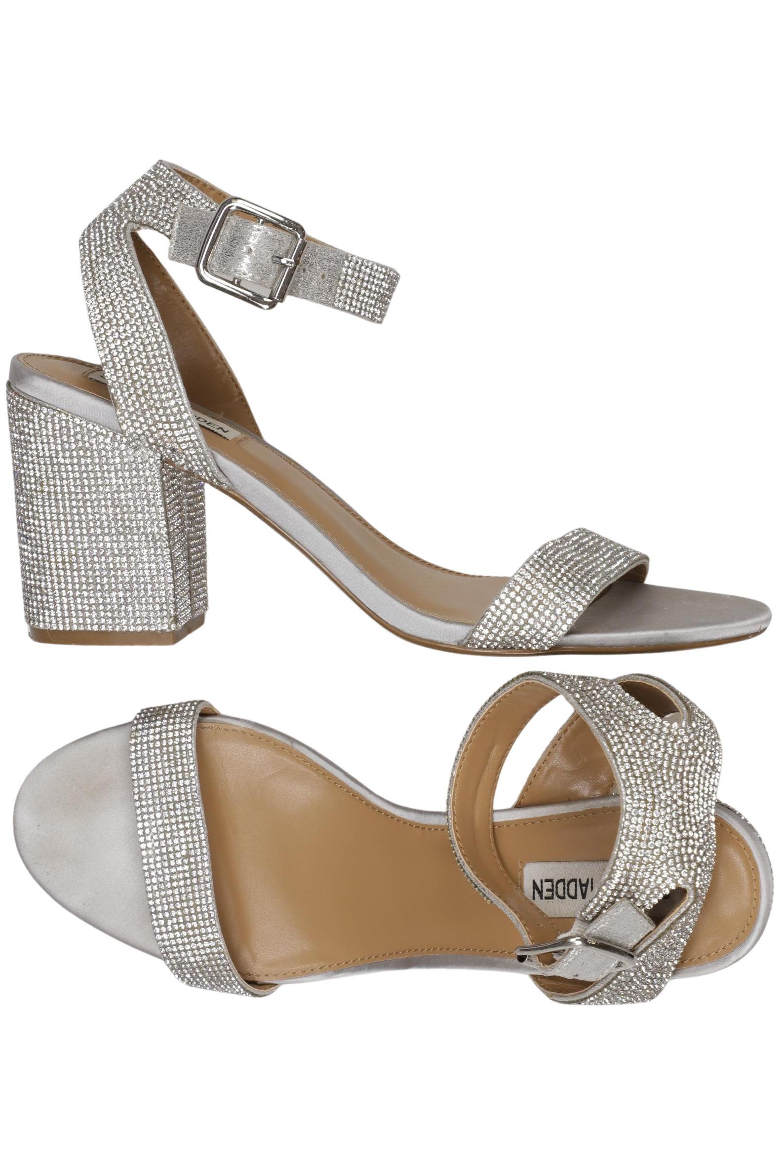 

Steve Madden Damen Sandale, silber, Gr. 40