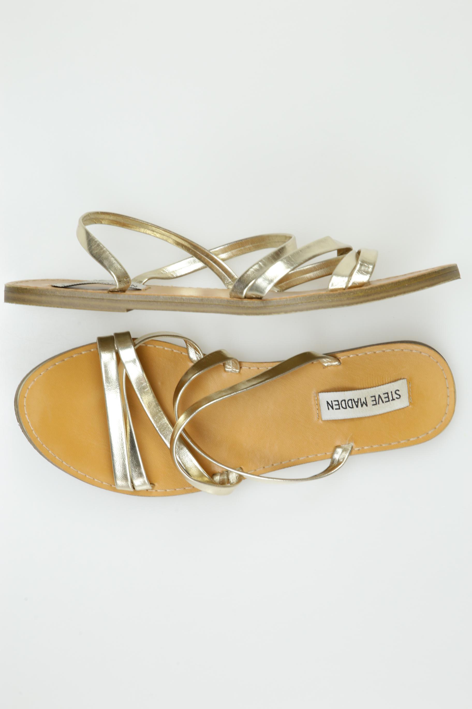 

Steve Madden Damen Sandale, gold, Gr. 38