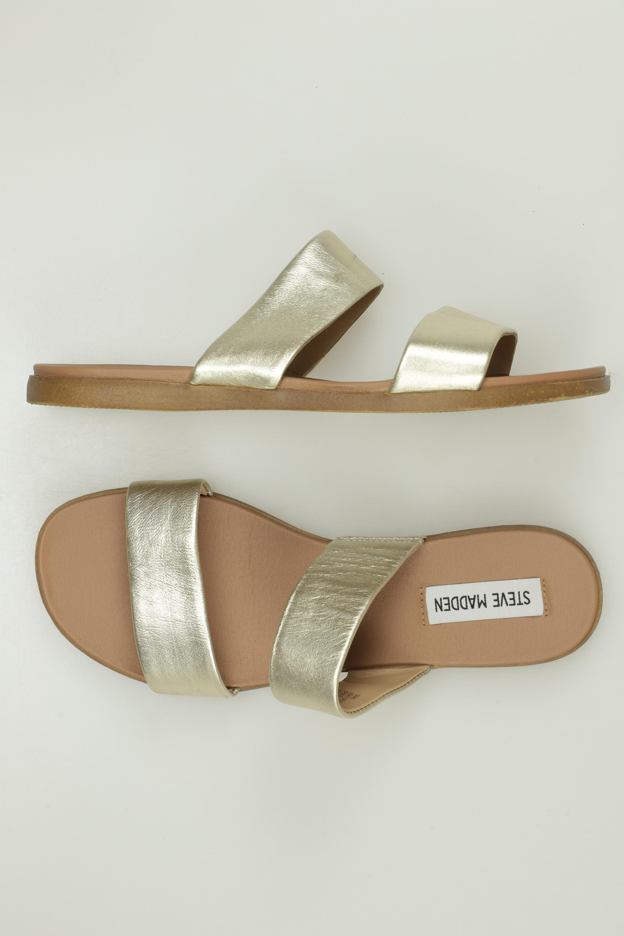 

Steve Madden Damen Sandale, gold, Gr. 38