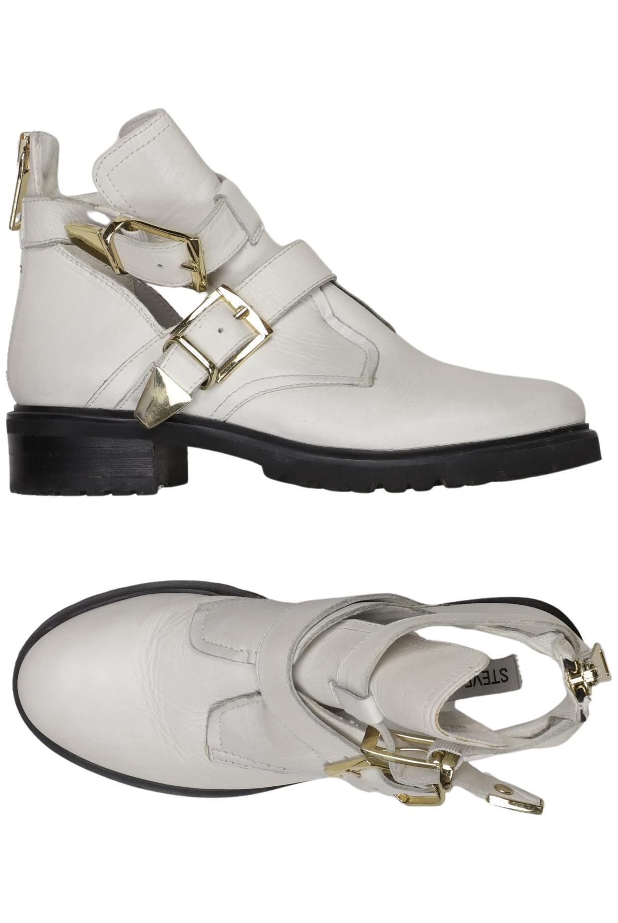 

Steve Madden Damen Stiefelette, weiß, Gr. 37