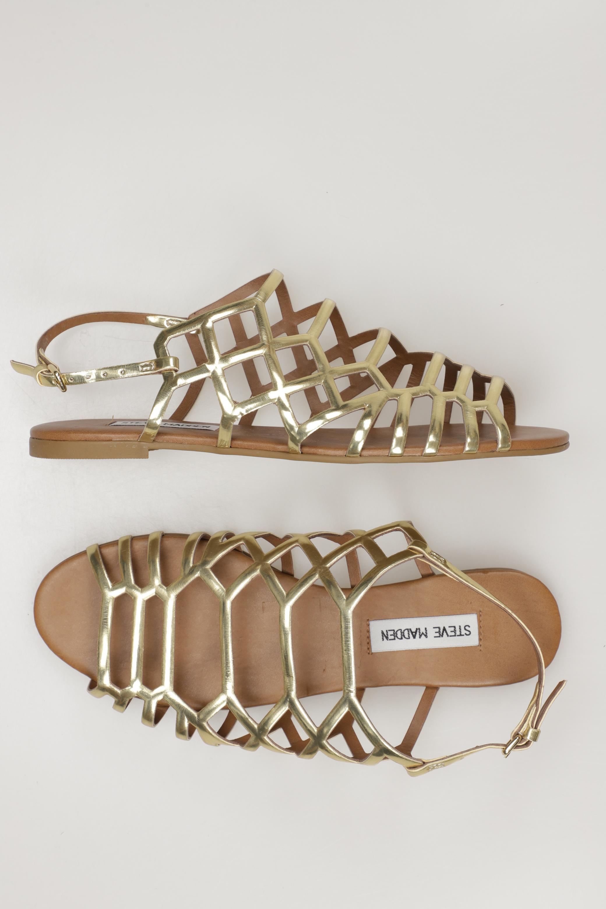 

Steve Madden Damen Sandale, gold, Gr. 40