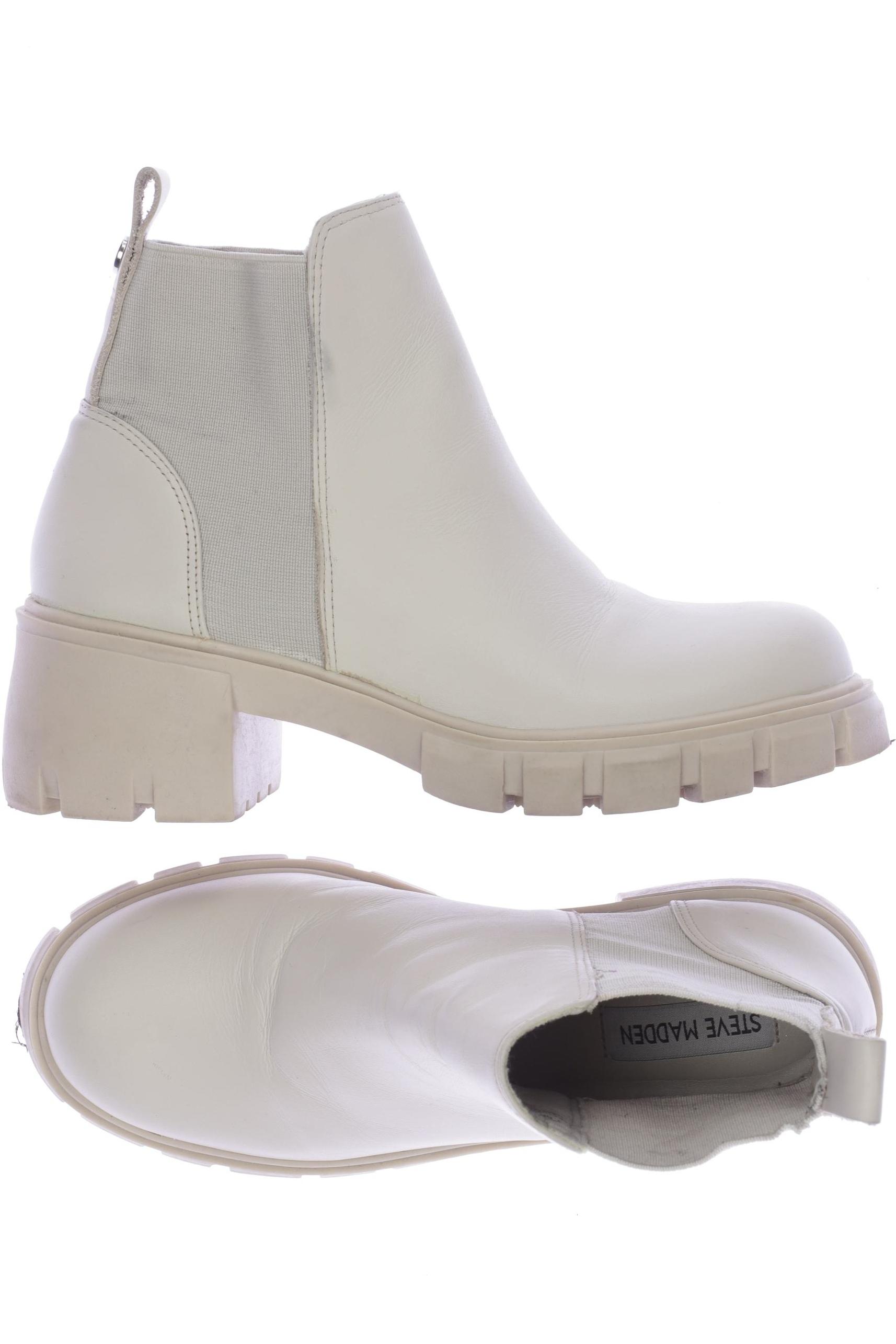

Steve Madden Damen Stiefelette, cremeweiß
