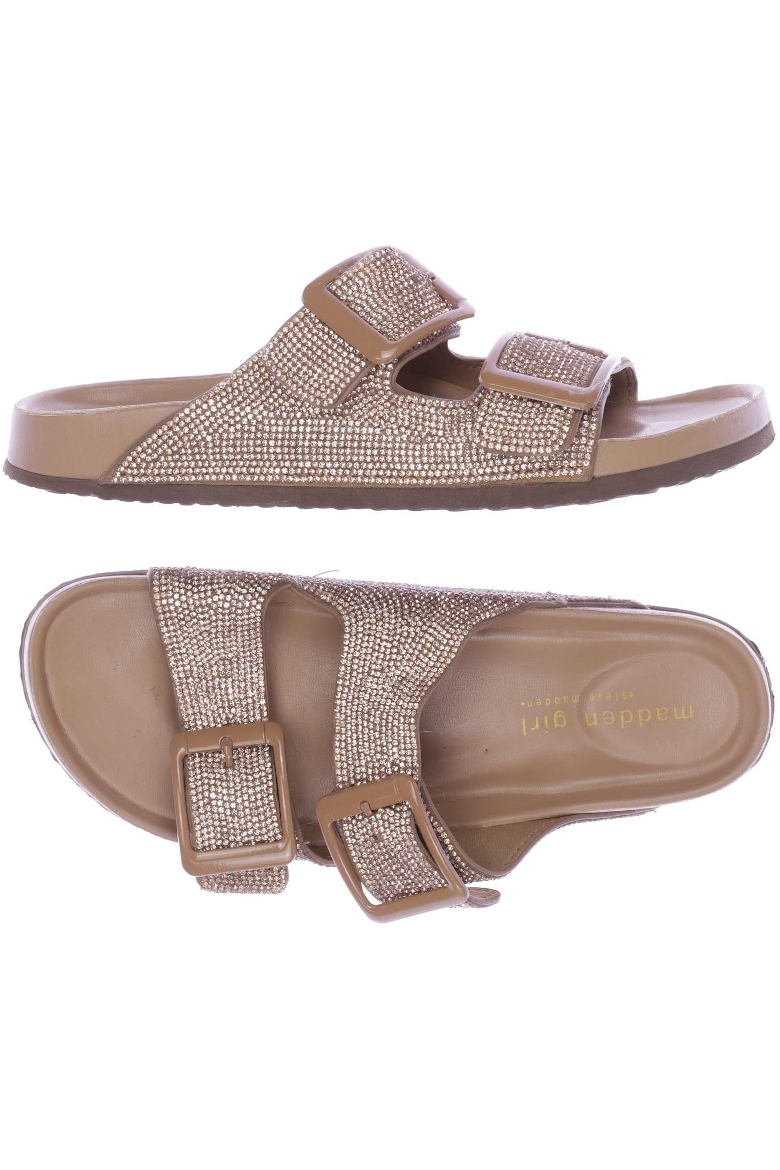 

Steve Madden Damen Sandale, gold, Gr. 37.5