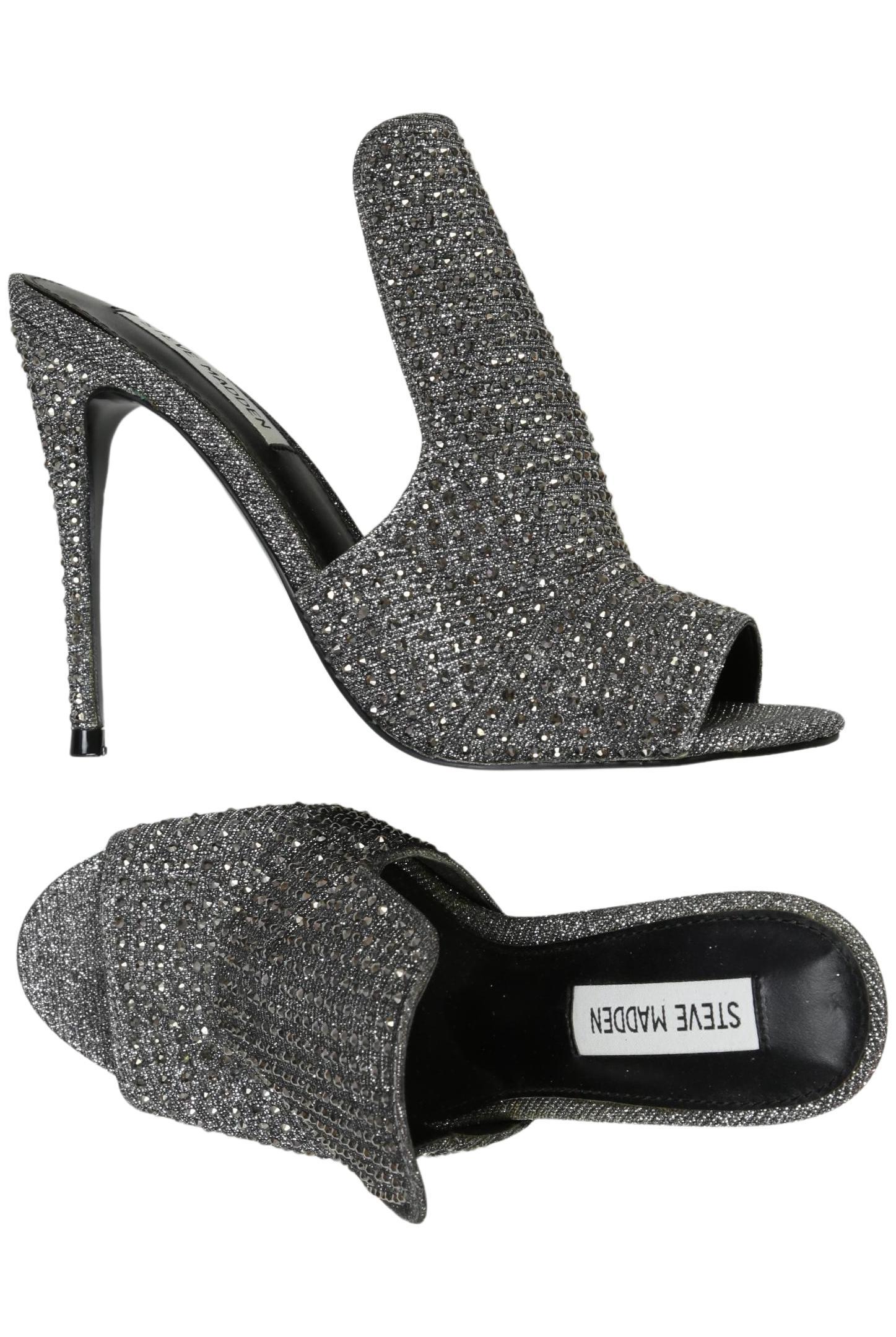 

Steve Madden Damen Sandale, silber, Gr. 38