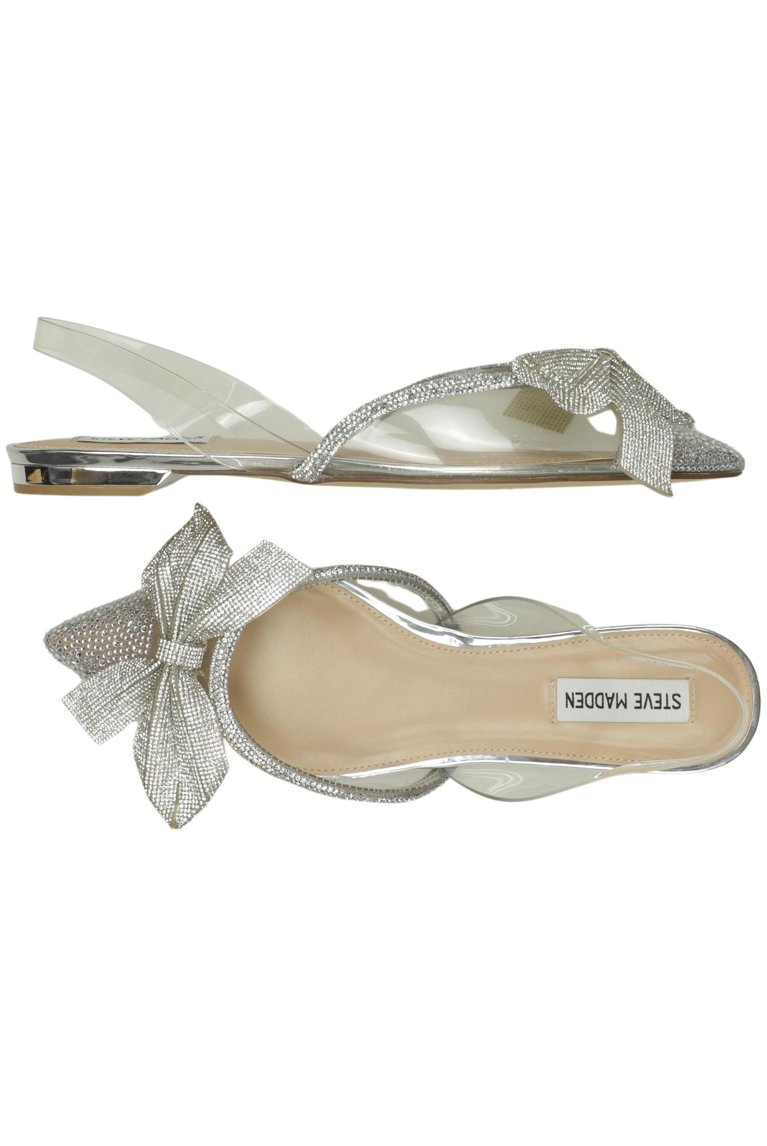 

Steve Madden Damen Ballerinas, silber, Gr. 40