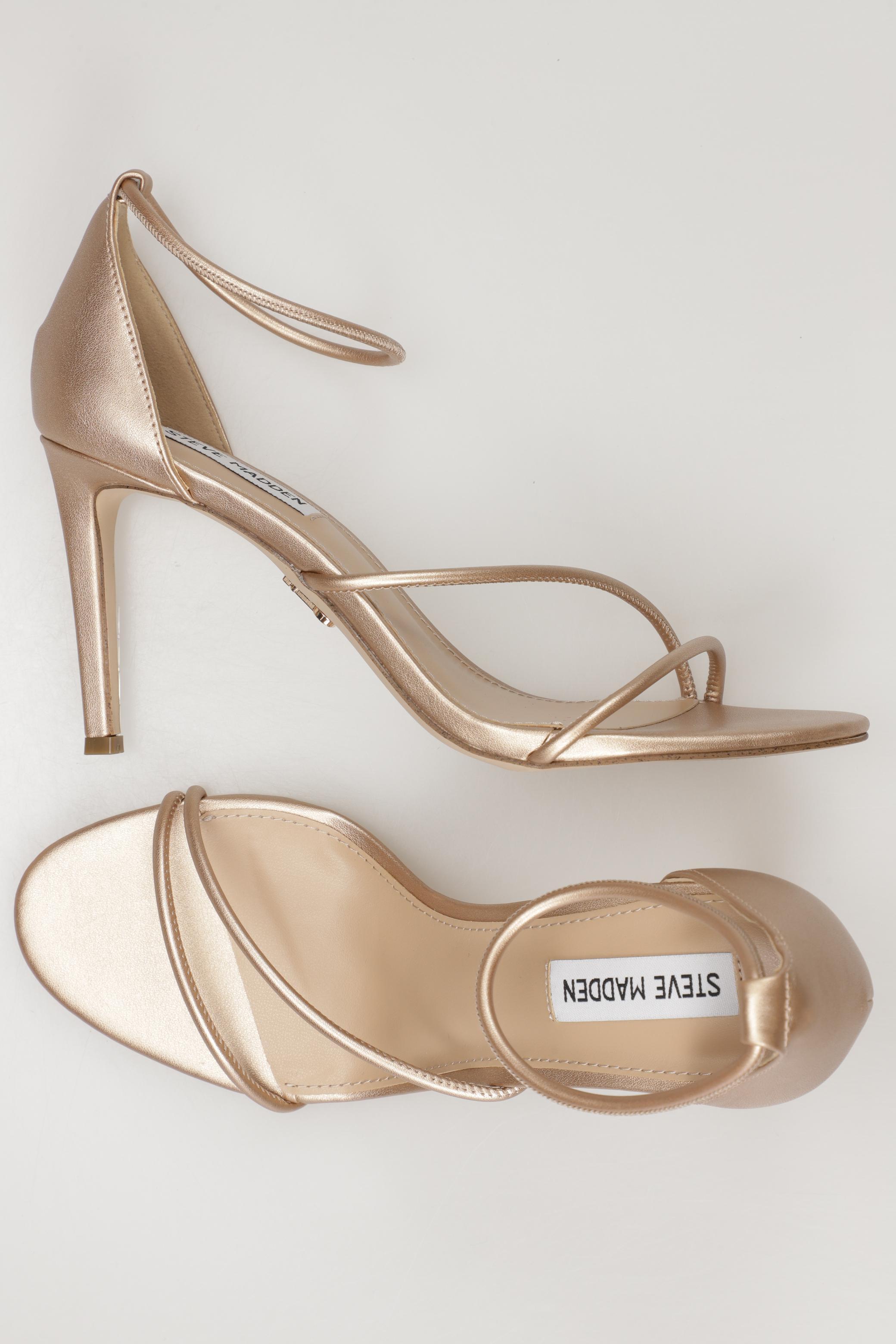 

Steve Madden Damen Sandale, gold, Gr. 39