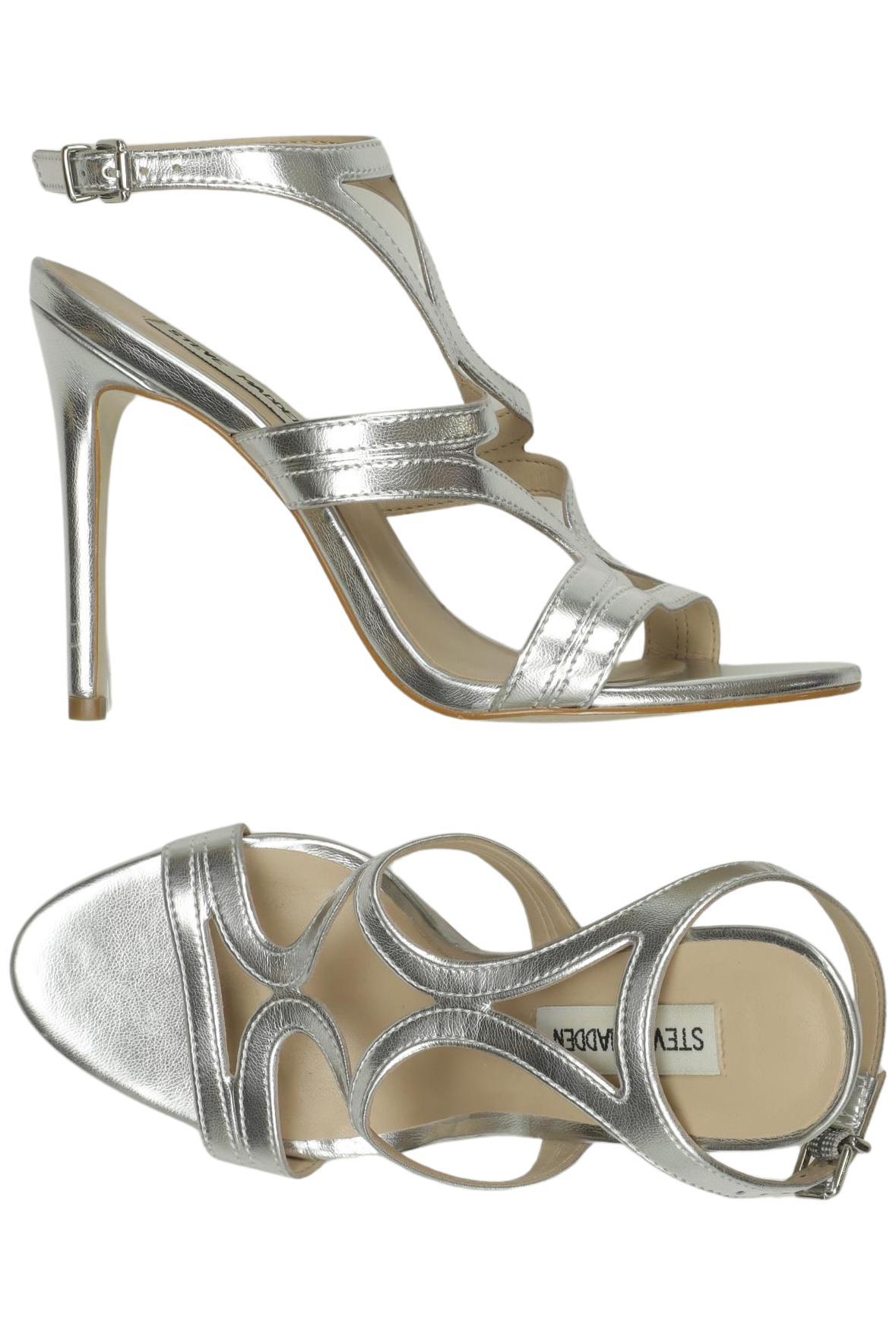 

Steve Madden Damen Sandale, silber, Gr. 6.5
