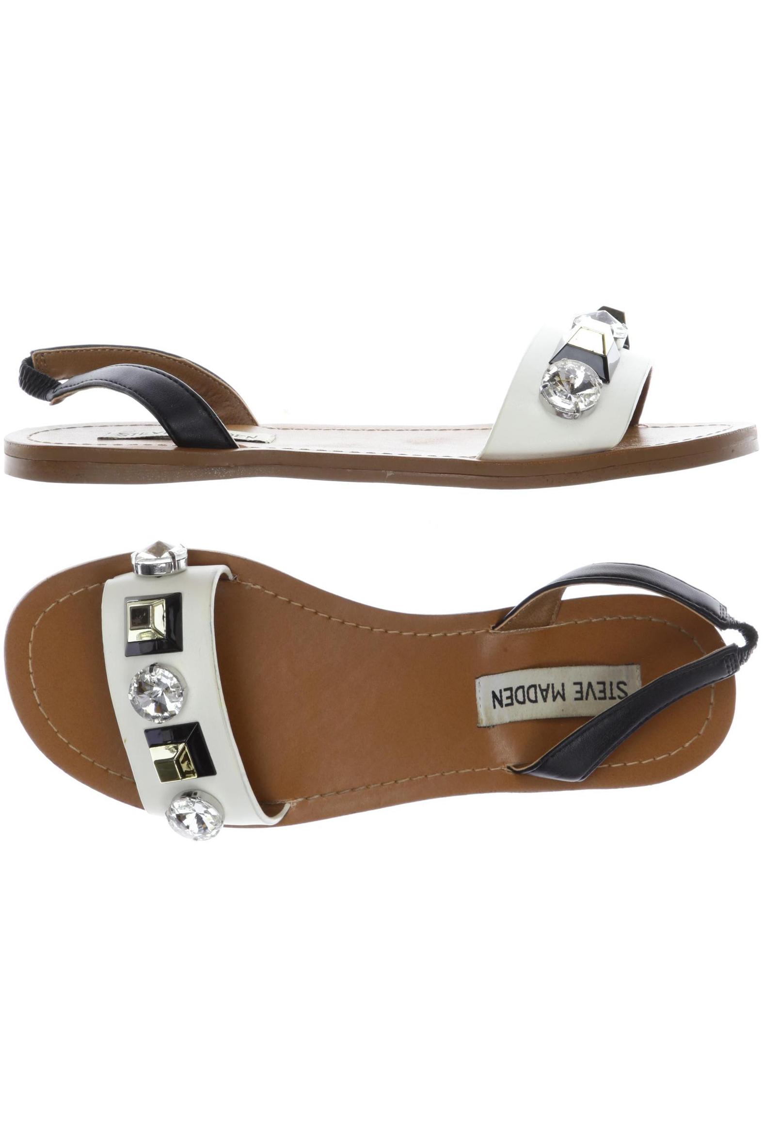 

Steve Madden Damen Sandale, weiß, Gr. 6