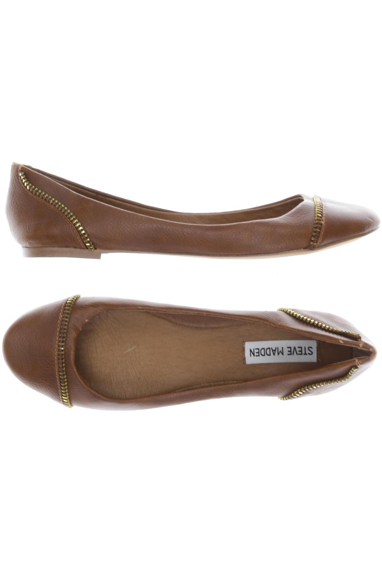 

Steve Madden Damen Ballerinas, braun, Gr. 9