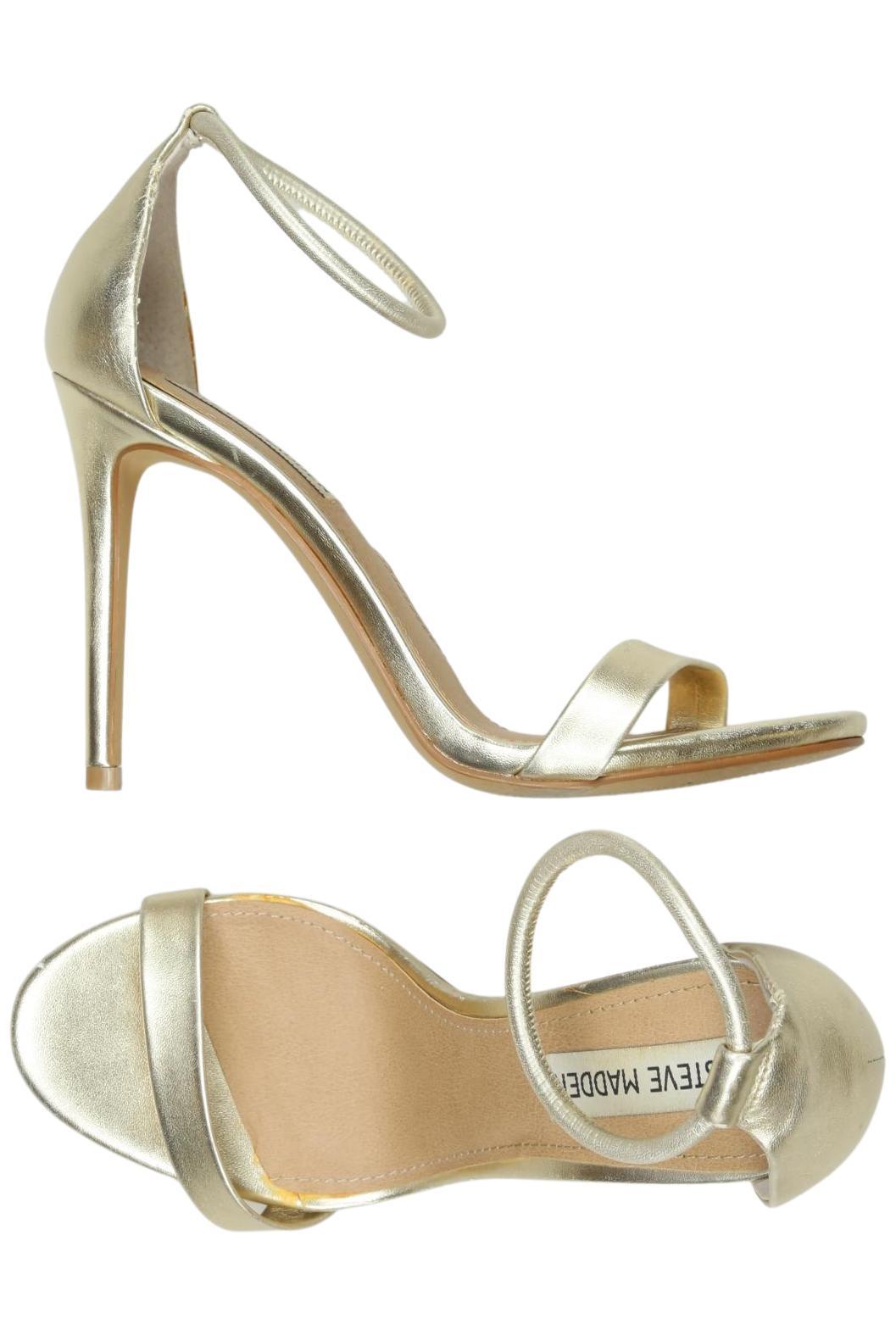 

Steve Madden Damen Sandale, gold, Gr. 7