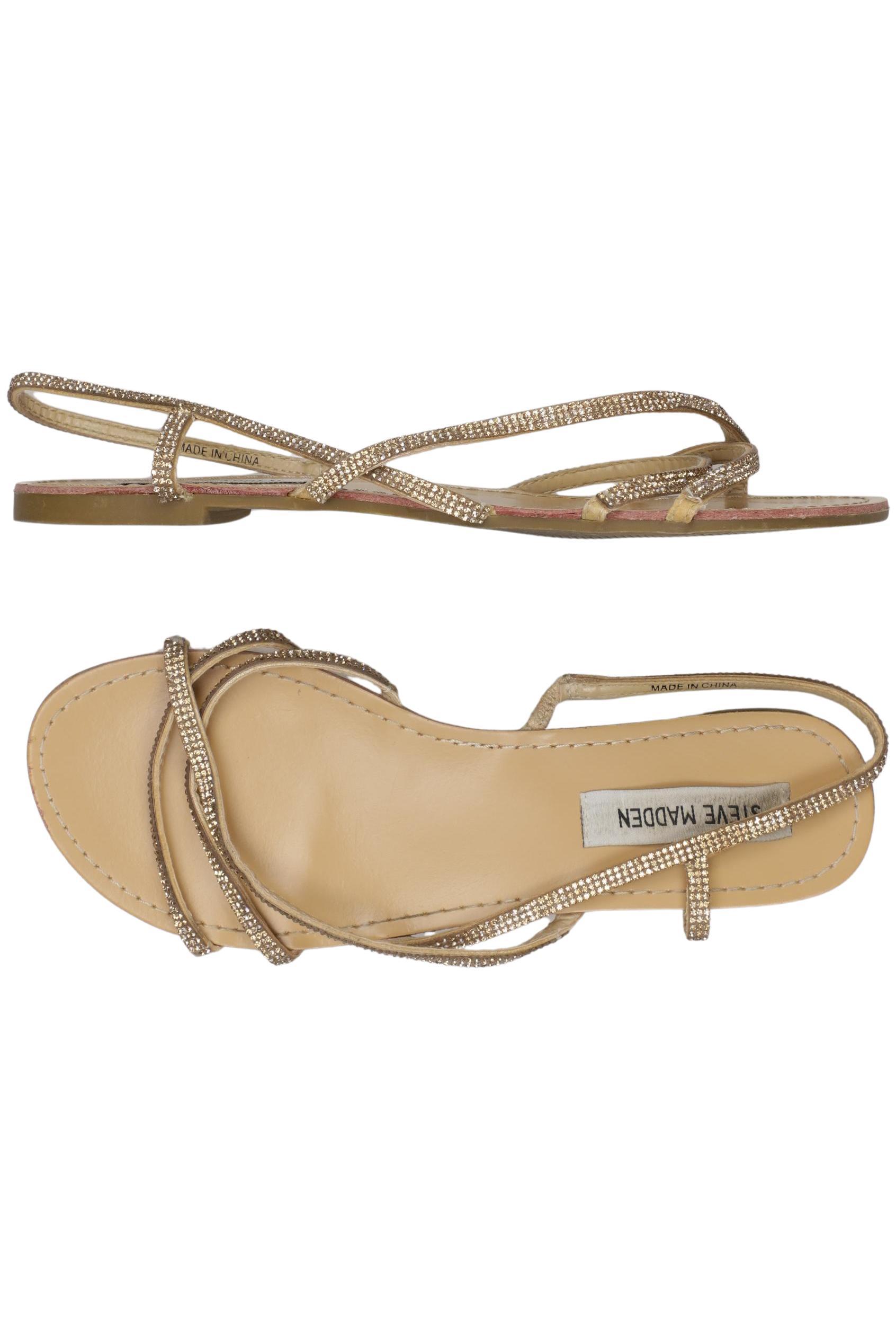 

Steve Madden Damen Sandale, gold, Gr. 37