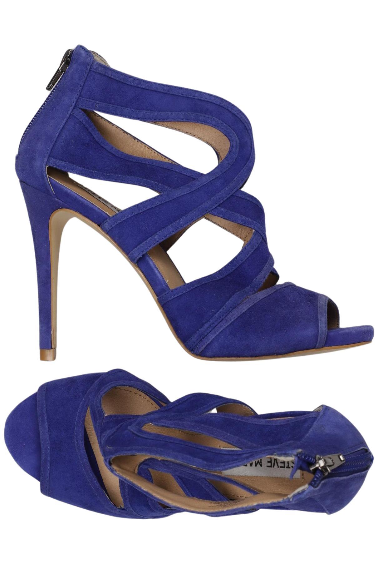 

Steve Madden Damen Sandale, blau, Gr. 7