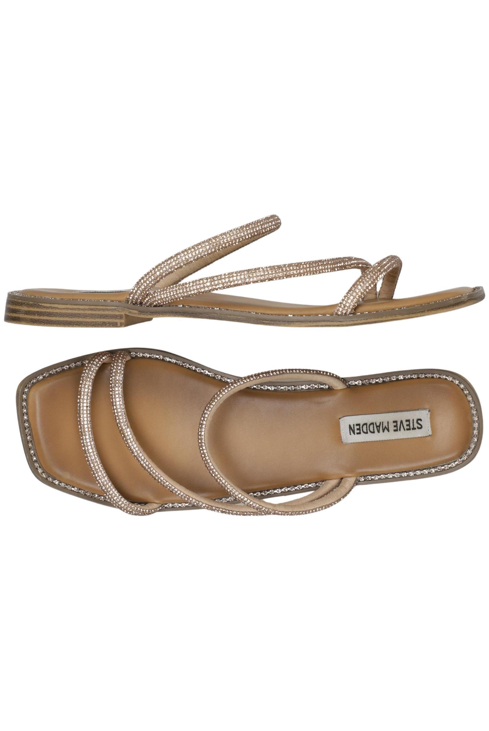 

Steve Madden Damen Sandale, gold, Gr. 41