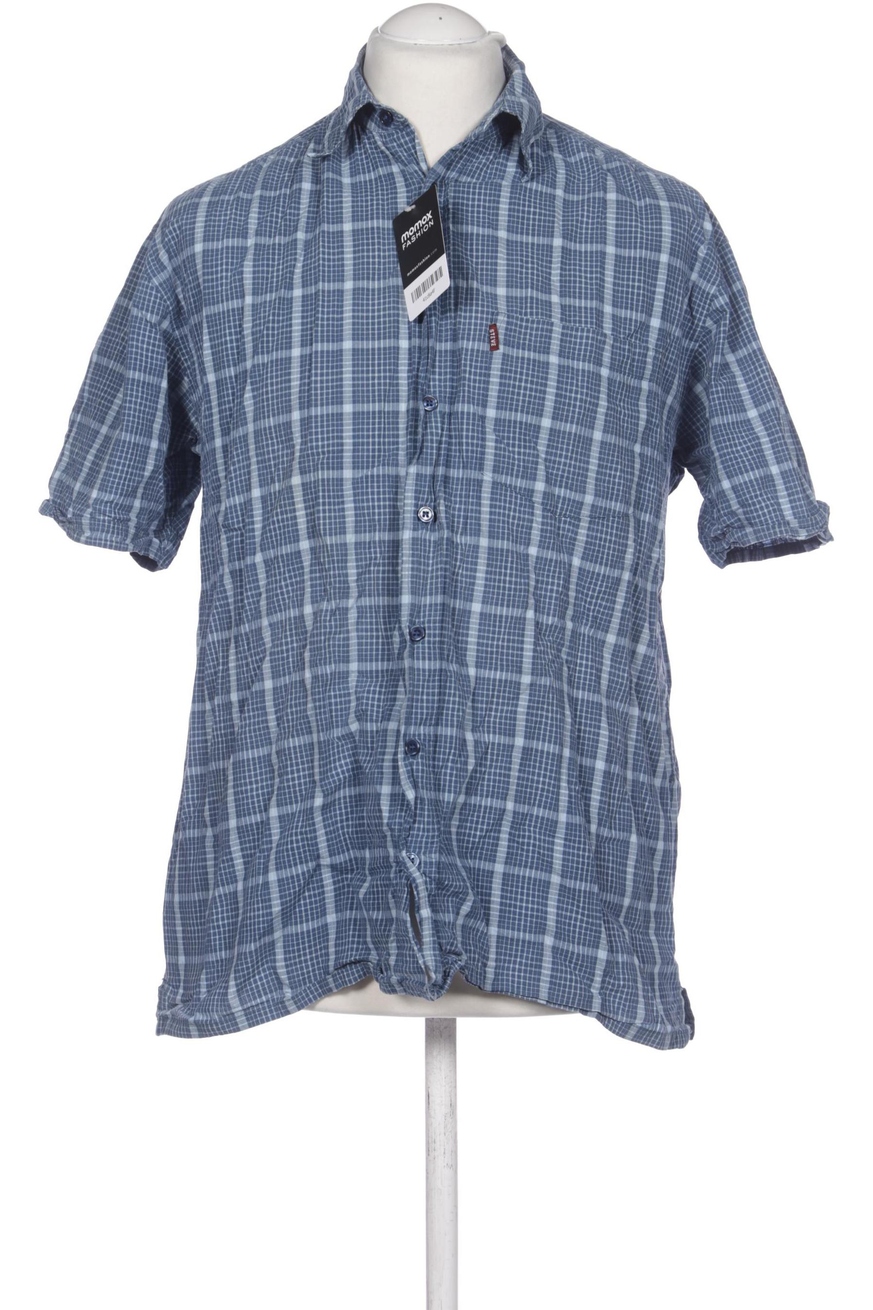Thumbnail - Steve Madden Herren Hemd, blau, Gr. 46
