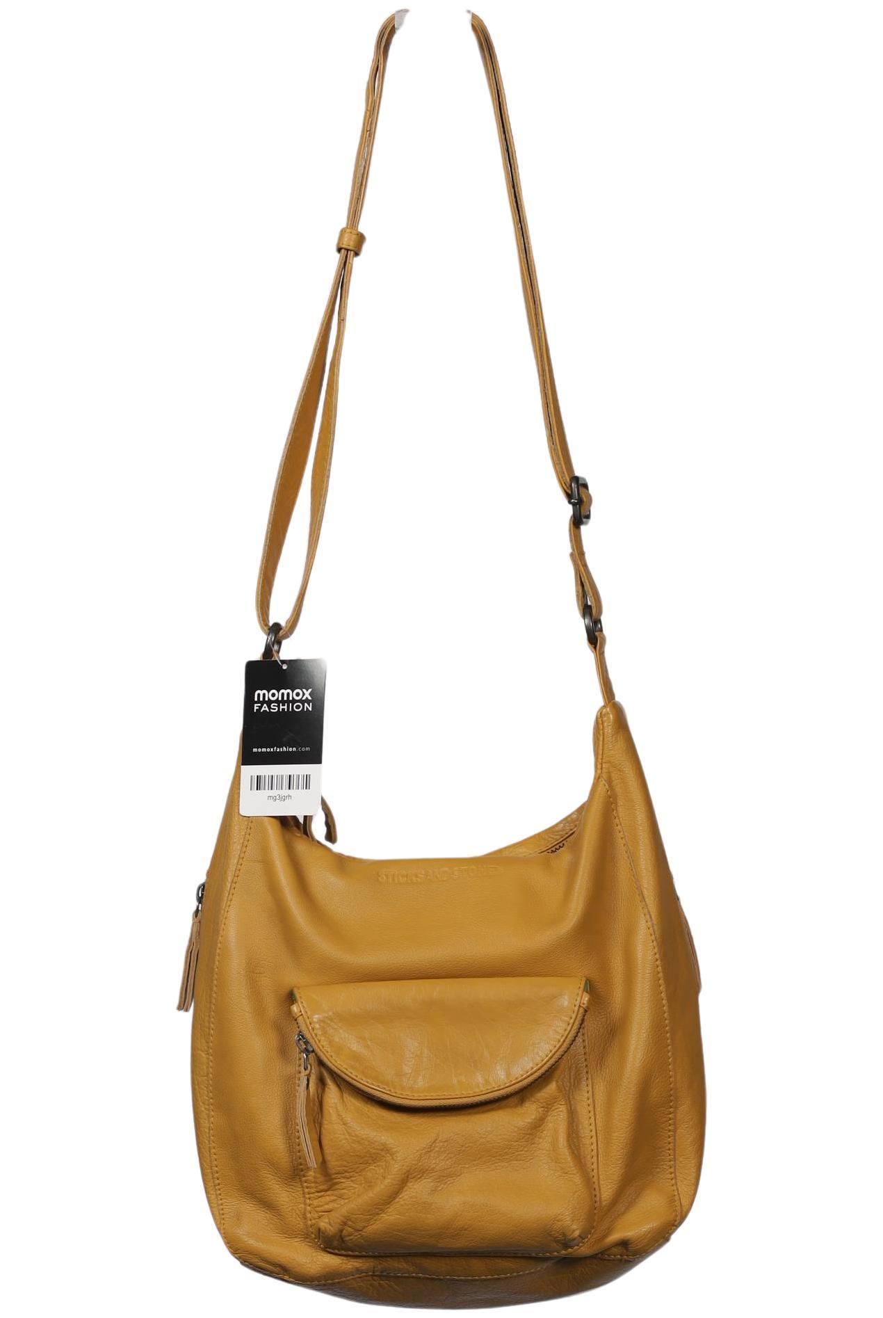 

Sticksandstones Damen Handtasche, gelb, Gr.