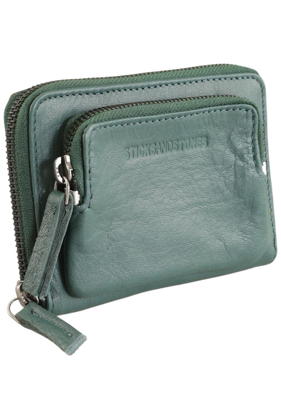

Sticksandstones Damen Portemonnaie, grün, Gr.