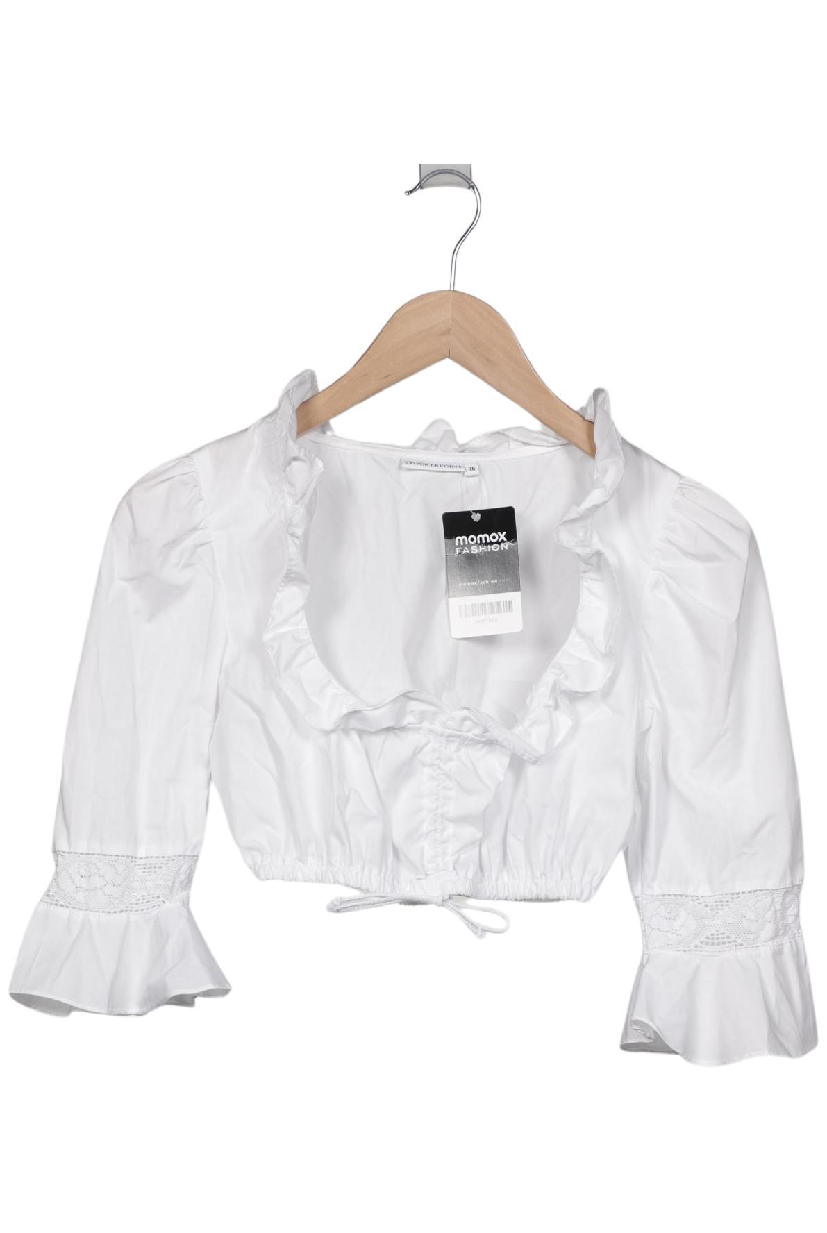 

Stockerpoint Damen Bluse, weiß, Gr. 36