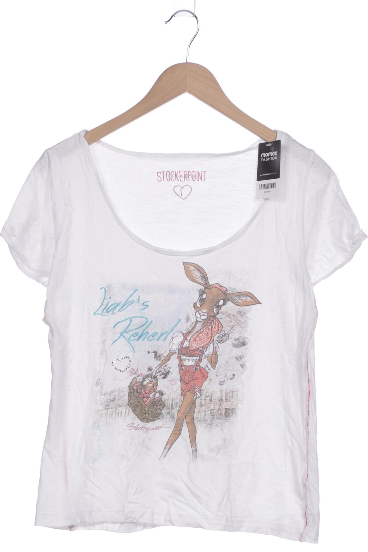 

Stockerpoint Damen T-Shirt, weiß, Gr. 42