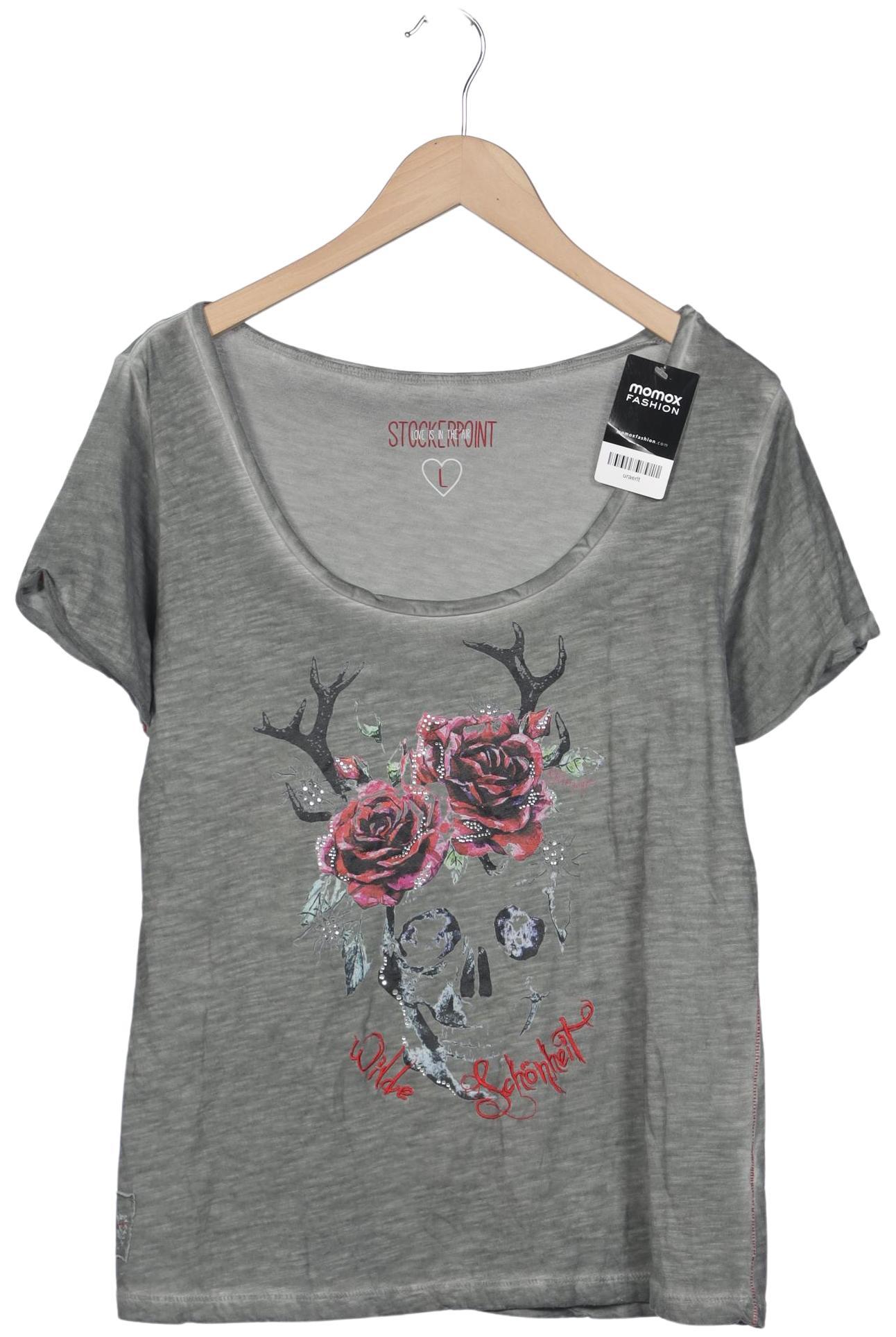 

Stockerpoint Damen T-Shirt, grau, Gr. 42