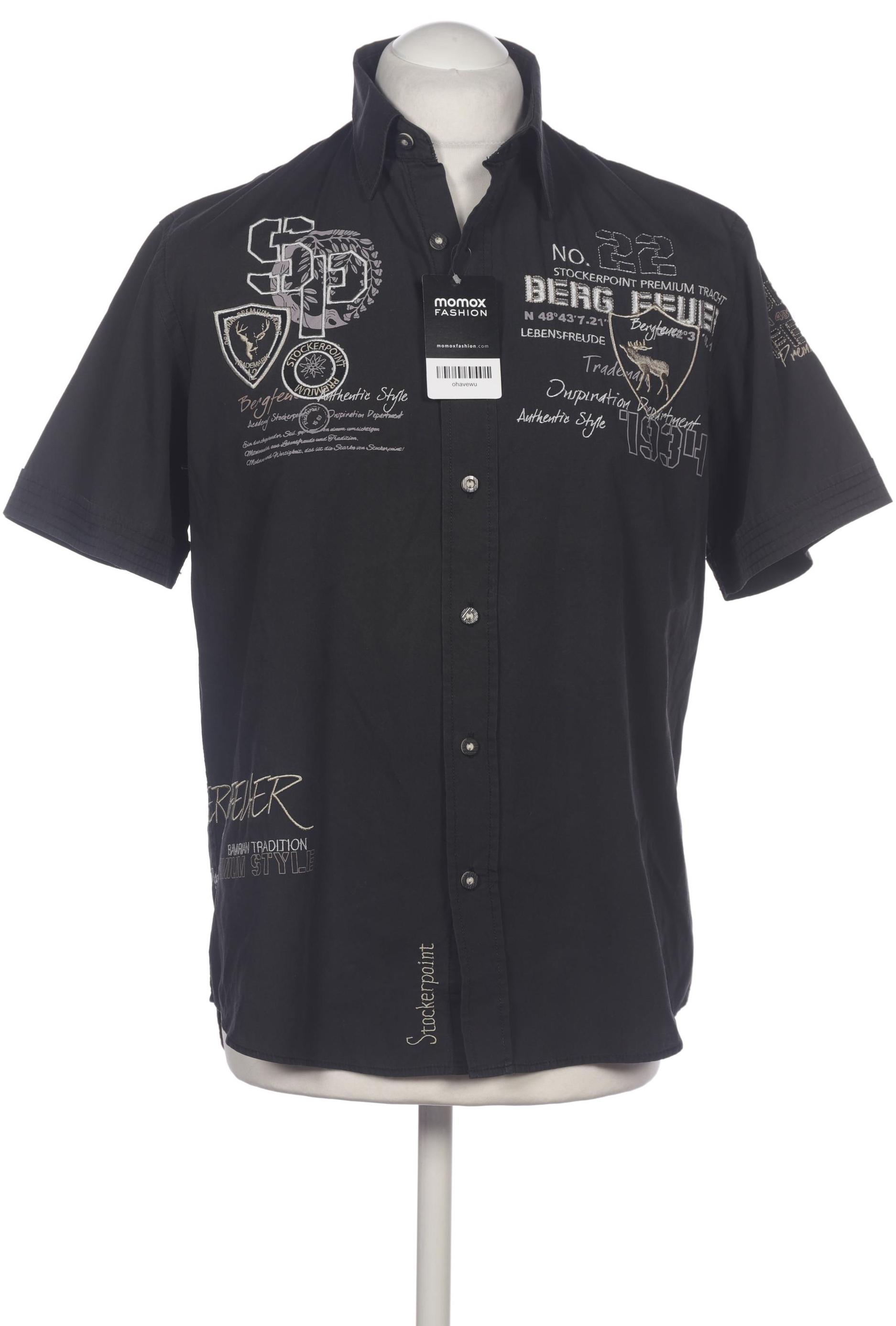 

Stockerpoint Herren Hemd, schwarz, Gr. 48