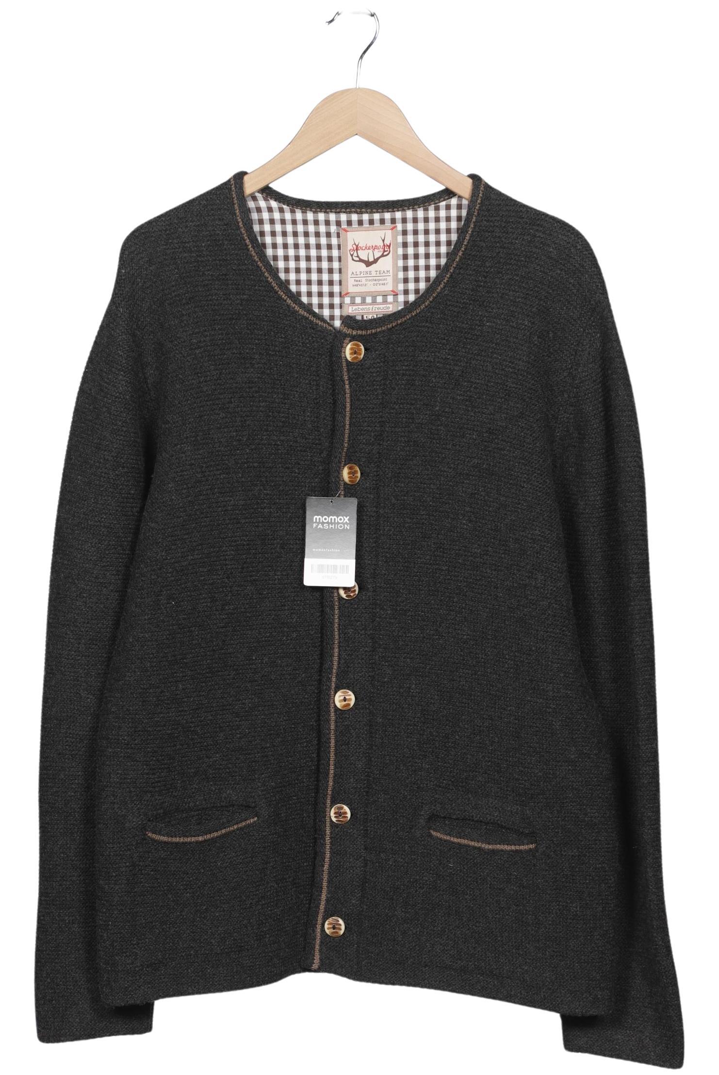 Thumbnail - Stockerpoint Herren Strickjacke, grau, Gr. 54