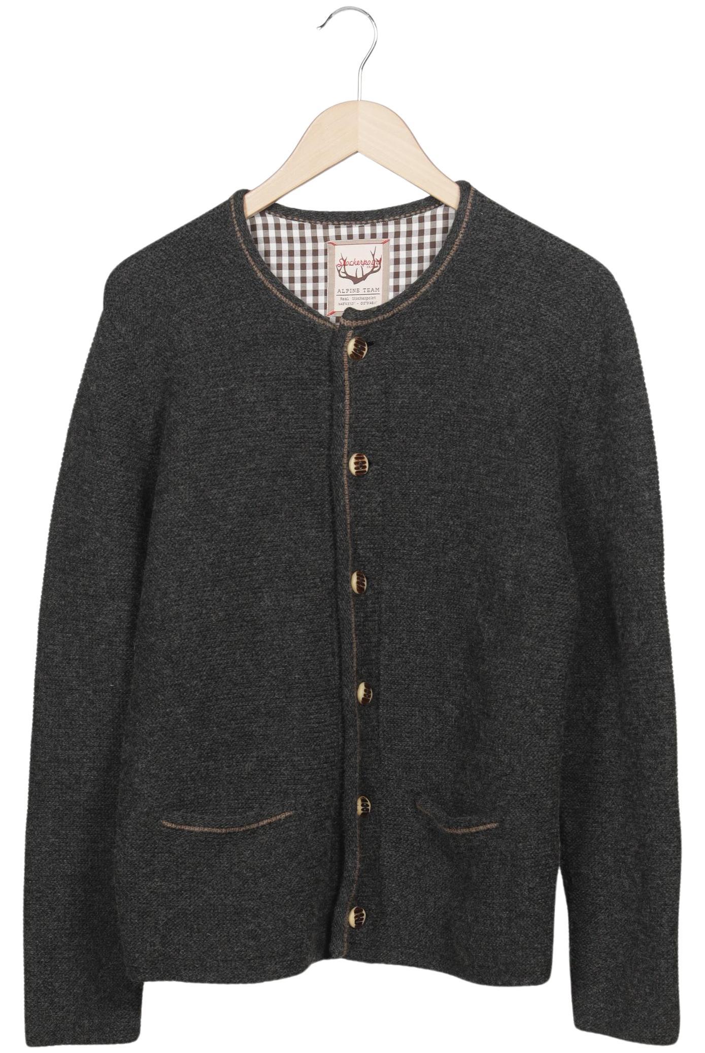 Thumbnail - Stockerpoint Herren Strickjacke, grau, Gr. 46