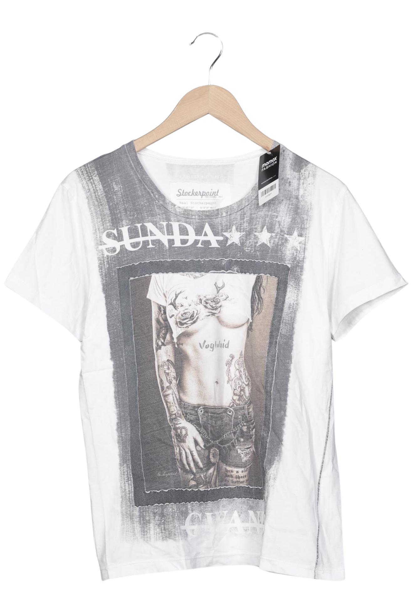 Thumbnail - Stockerpoint Herren T-Shirt, weiß, Gr. 48