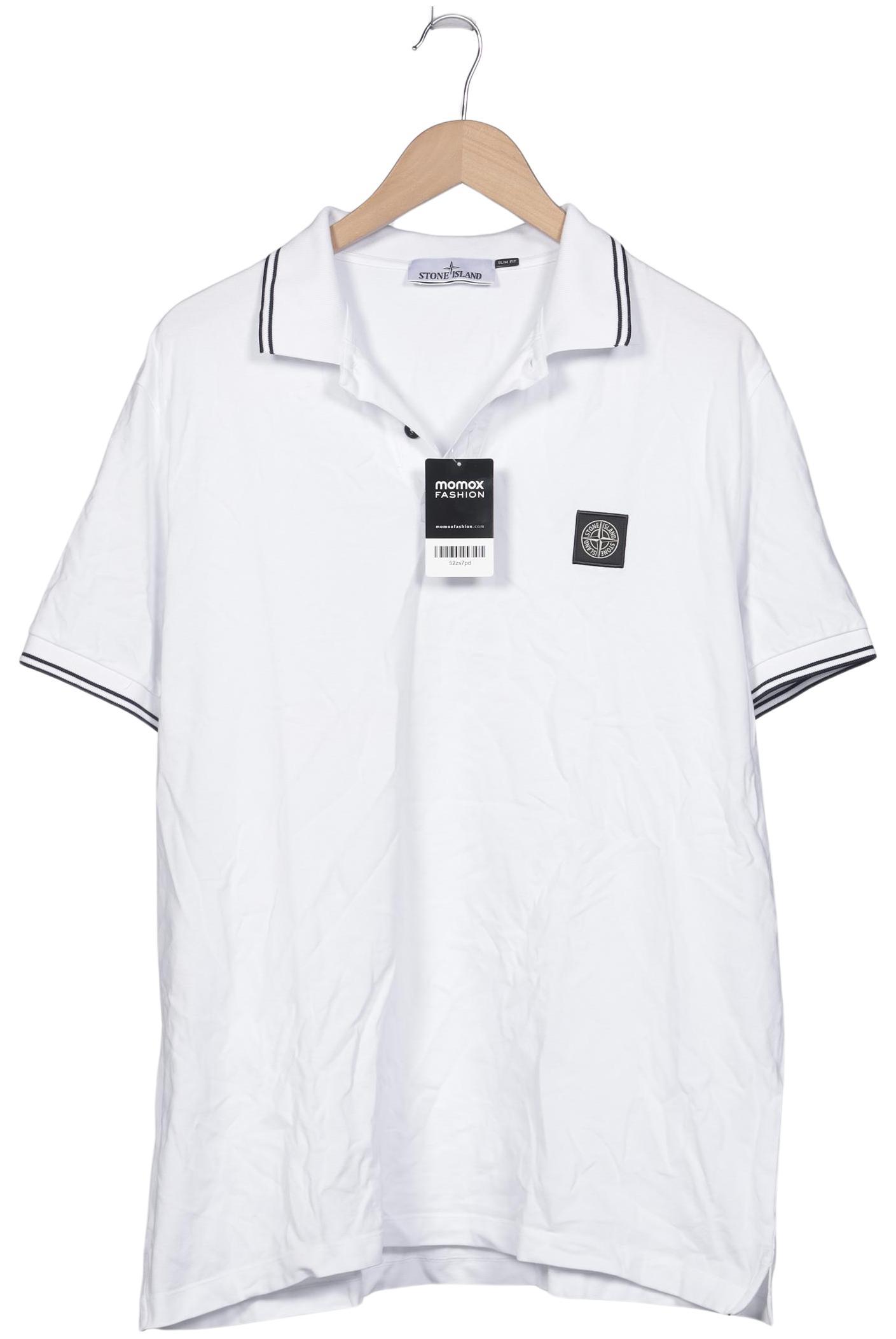 

Stone Island Herren Poloshirt, weiß, Gr. 56