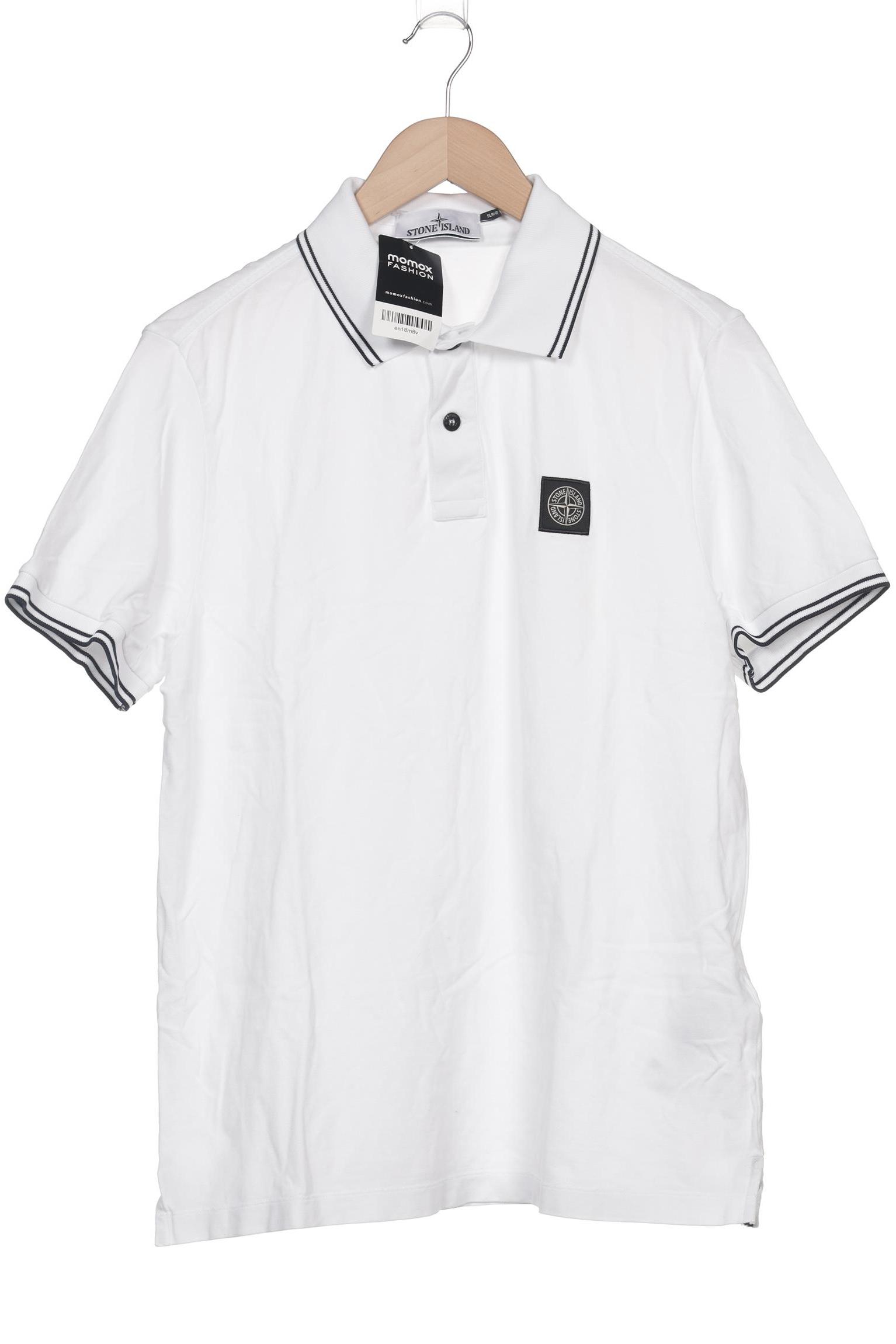 

Stone Island Herren Poloshirt, weiß, Gr. 52