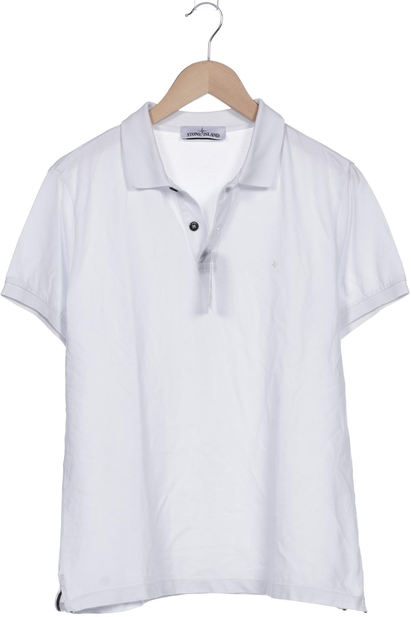 

Stone Island Herren Poloshirt, weiß, Gr. 52