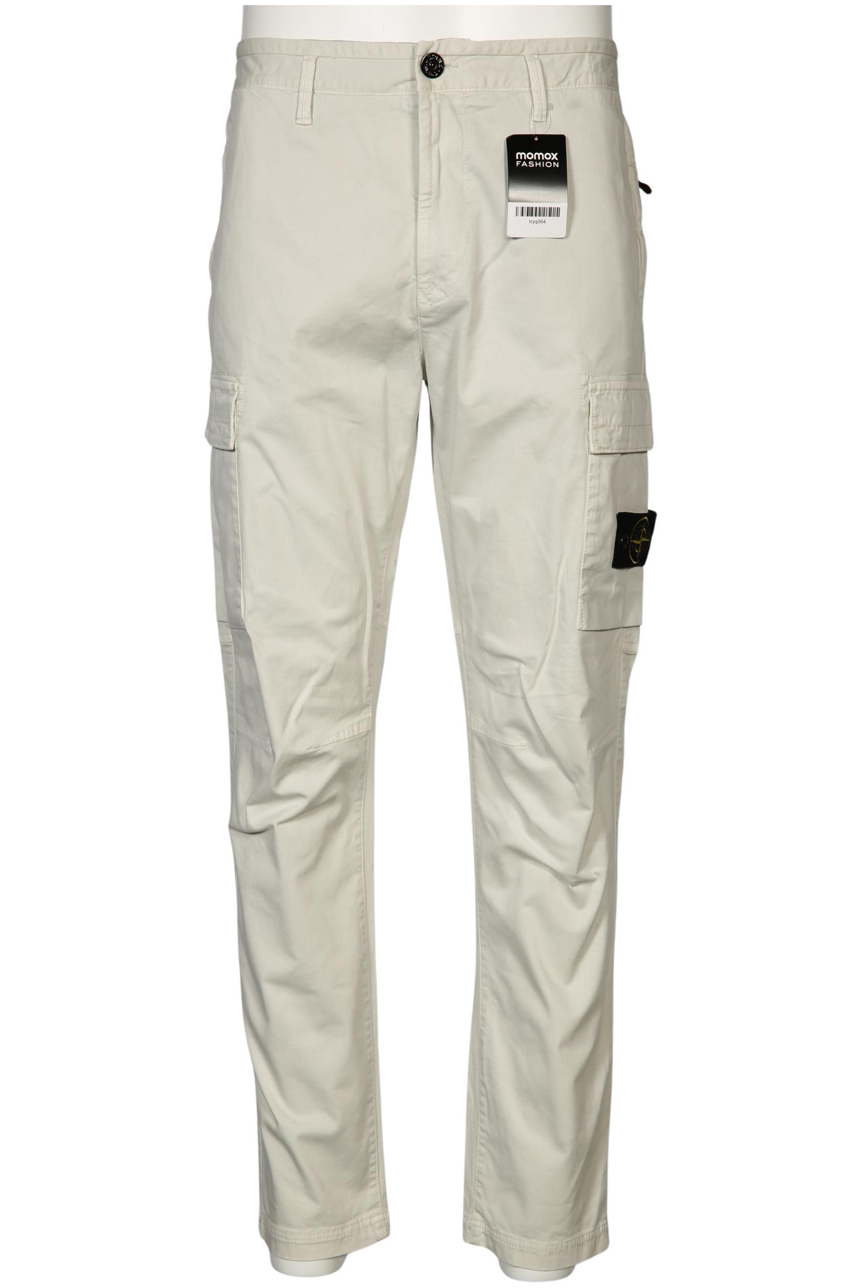 Thumbnail - Stone Island Herren Stoffhose, cremeweiß, Gr. 34