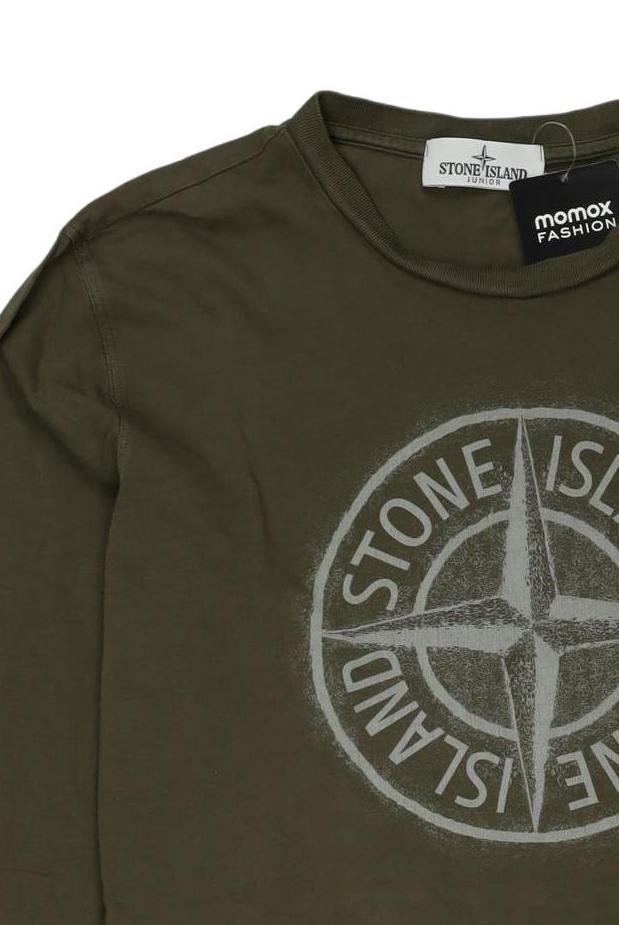 Thumbnail - Stone Island Jungen Langarmshirt, grün, Gr. 170