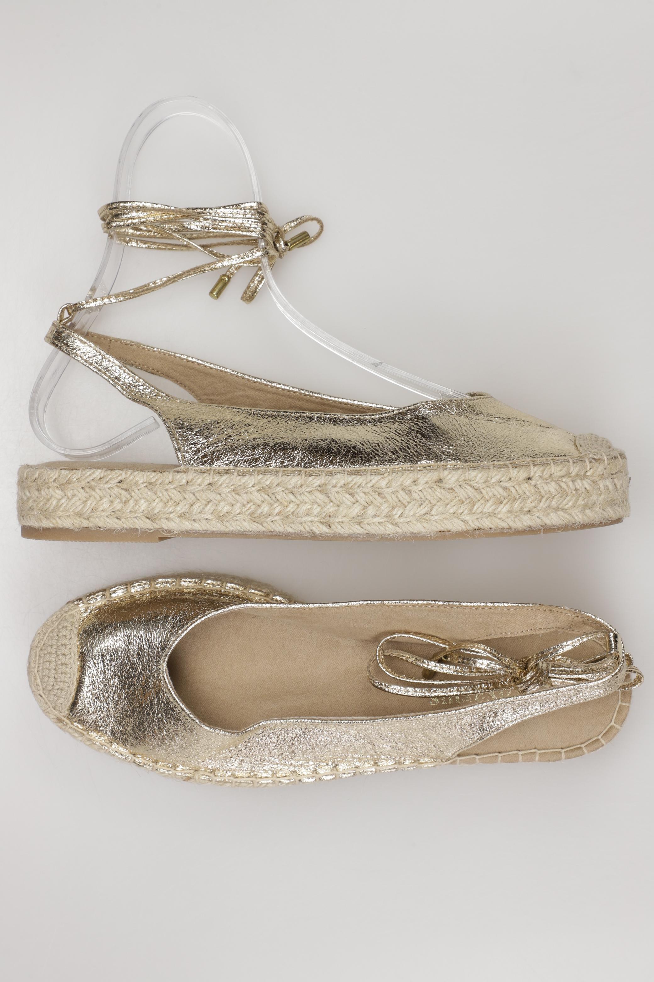 

Stradivarius Damen Ballerinas, gold, Gr. 39