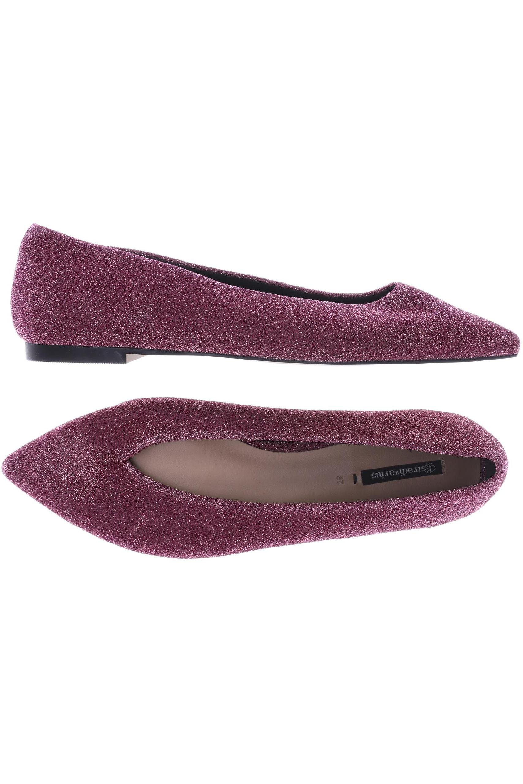 

Stradivarius Damen Ballerinas, bordeaux, Gr. 37