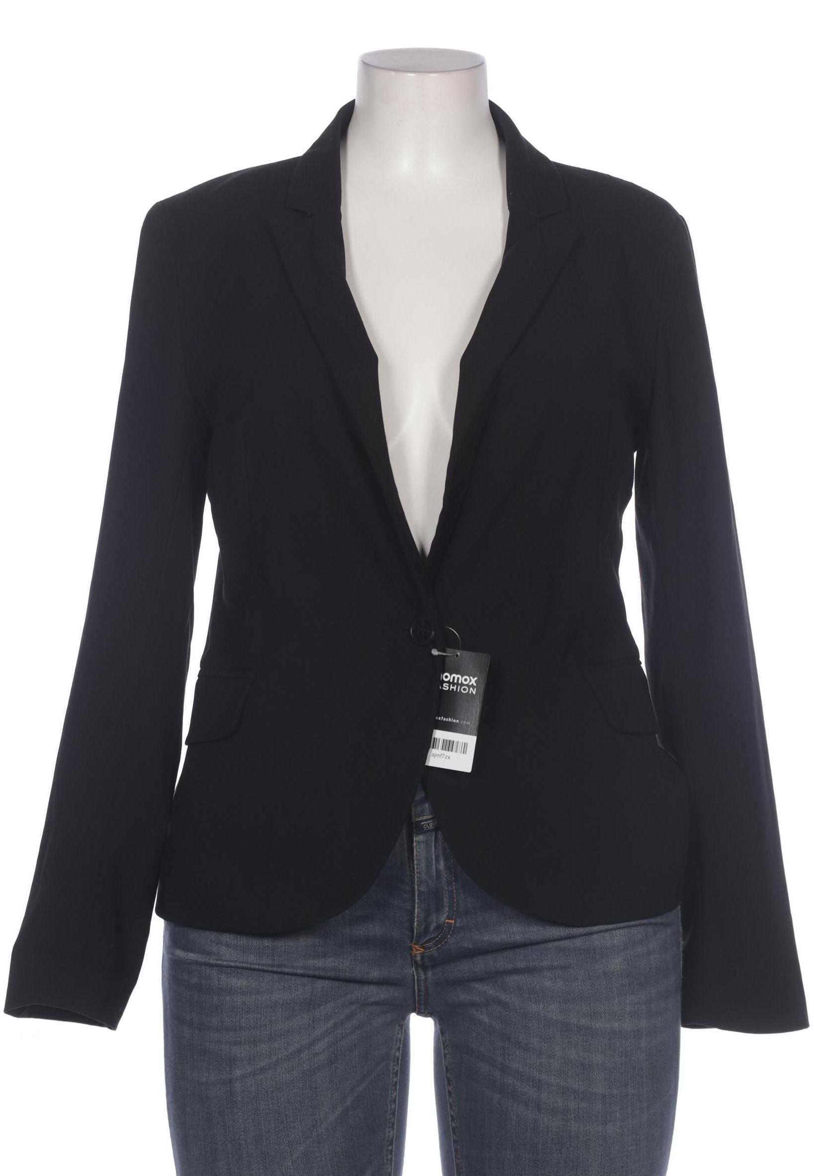 

Stradivarius Damen Blazer, schwarz, Gr. 44