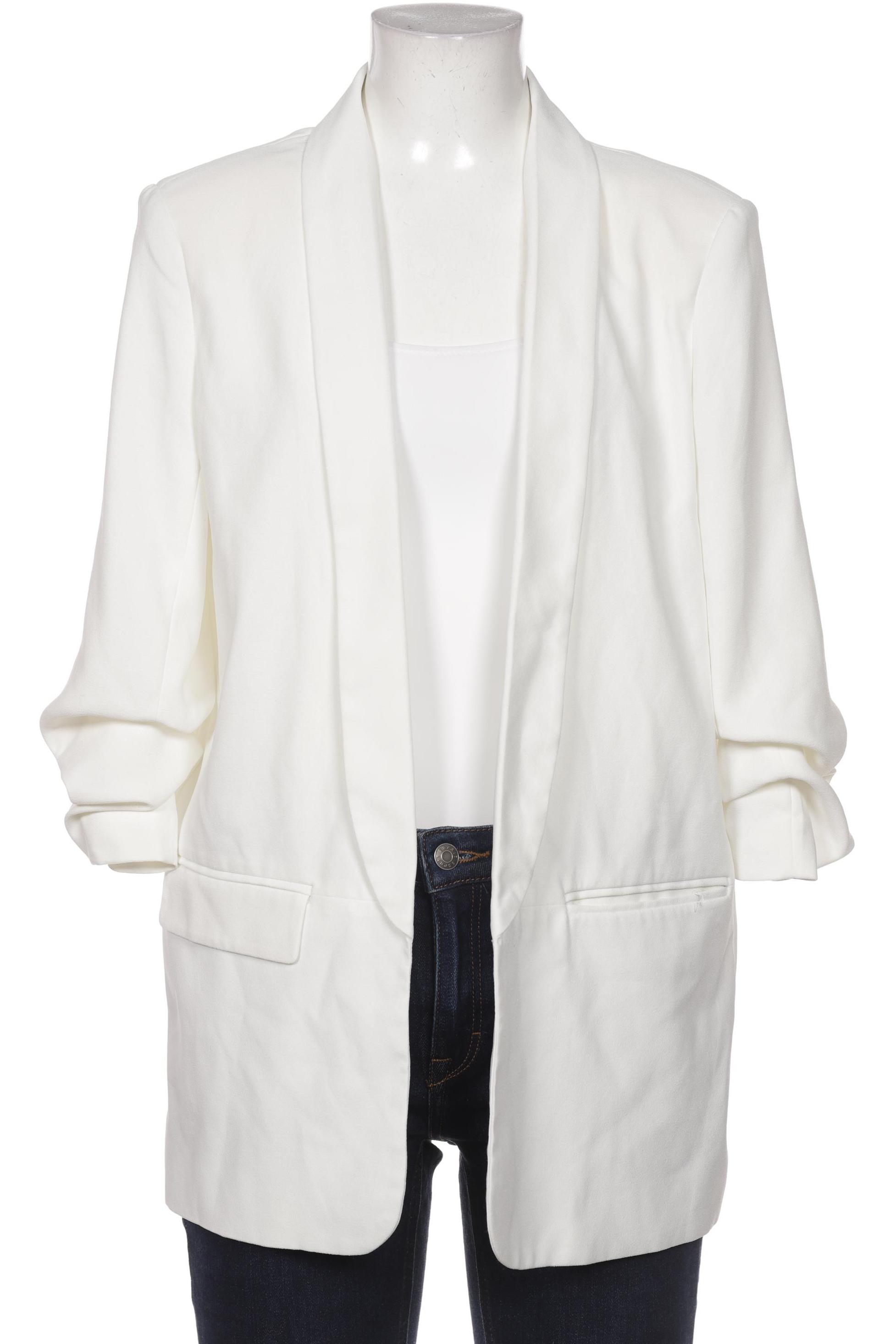 

Stradivarius Damen Blazer, weiß, Gr. 38