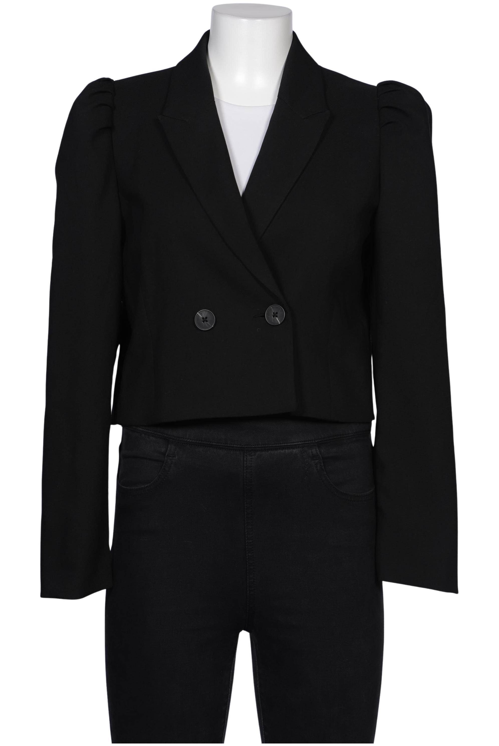 

Stradivarius Damen Blazer, schwarz, Gr. 38