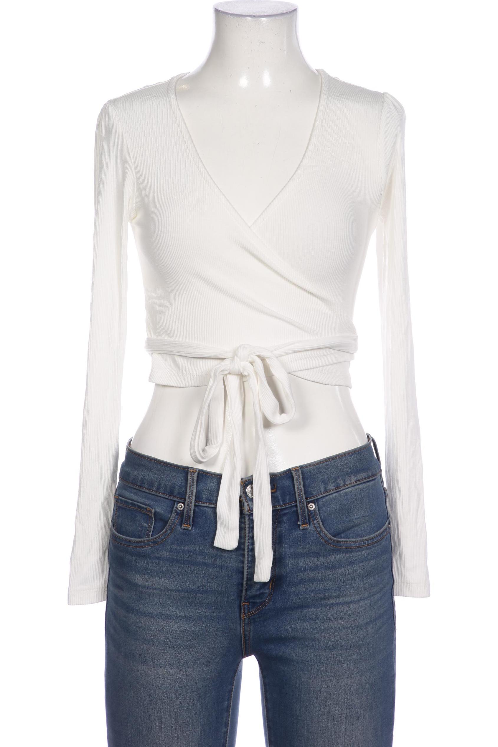 

Stradivarius Damen Bluse, weiß