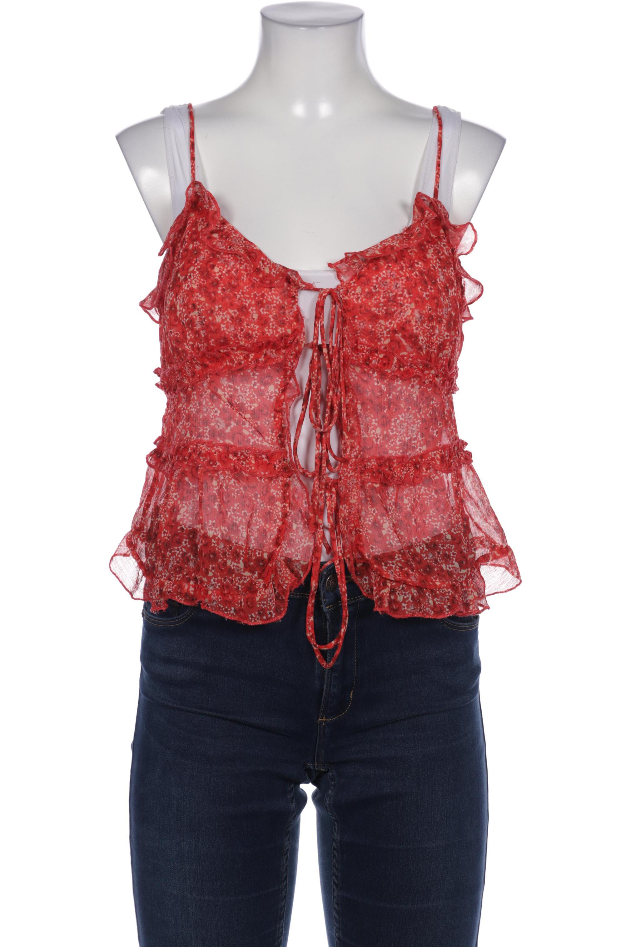 

Stradivarius Damen Bluse, rot, Gr. 38