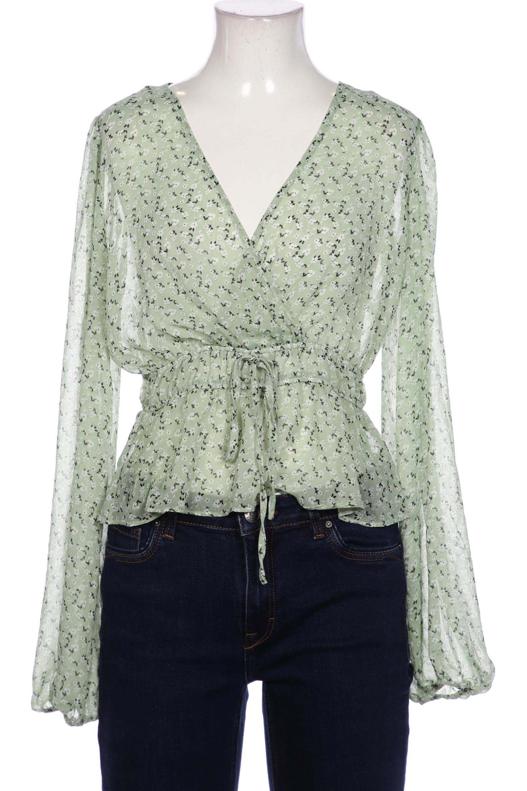 

Stradivarius Damen Bluse, hellgrün, Gr. 38