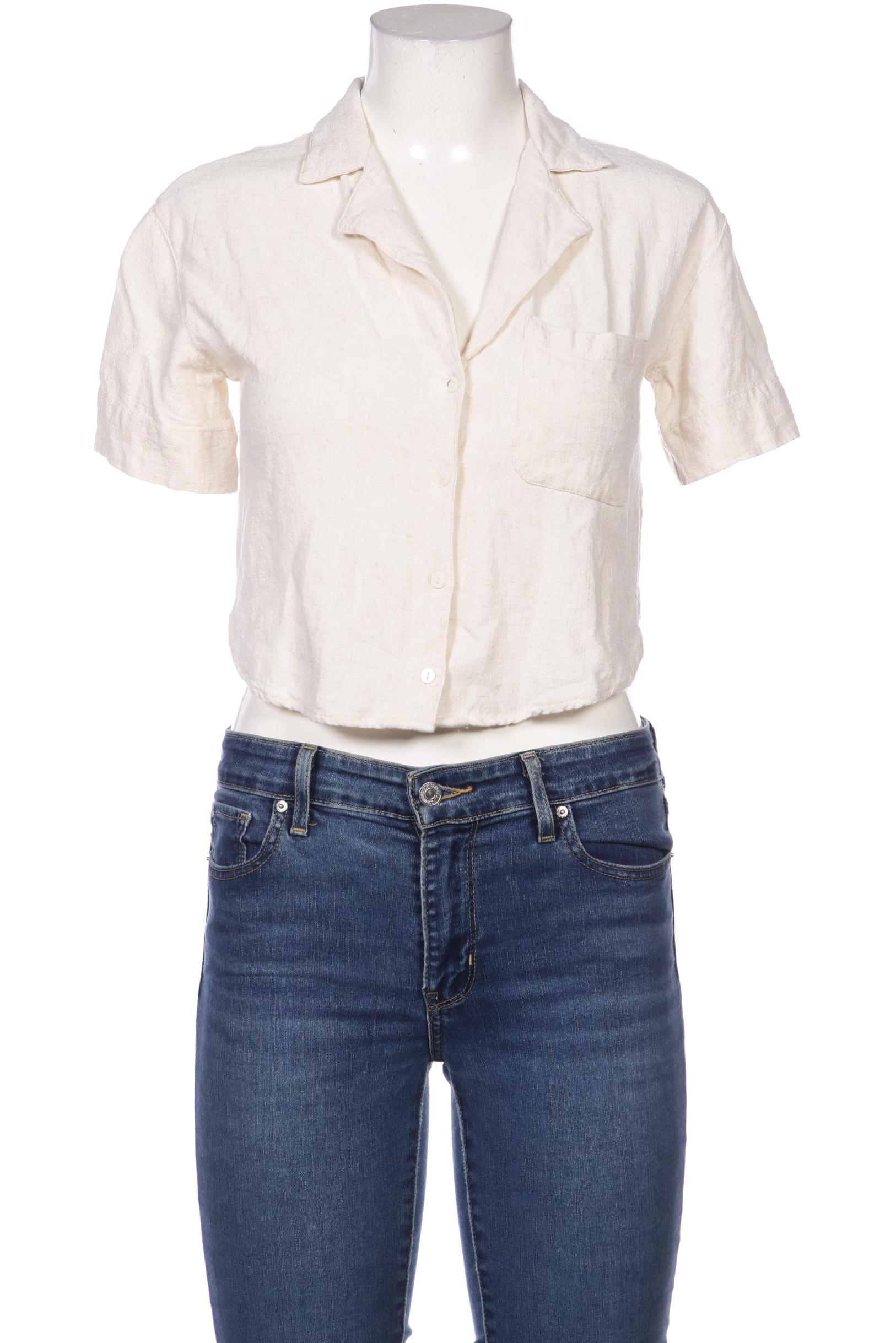 

Stradivarius Damen Bluse, cremeweiß