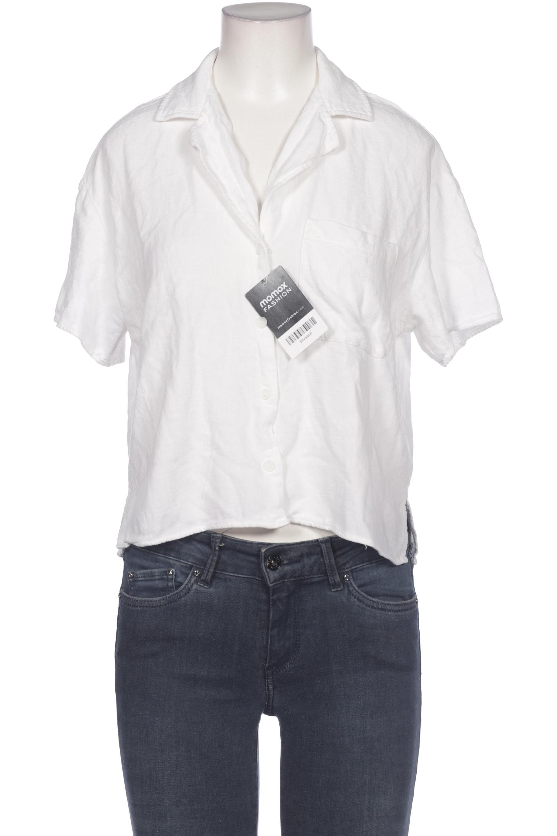 

Stradivarius Damen Bluse, weiß, Gr. 38