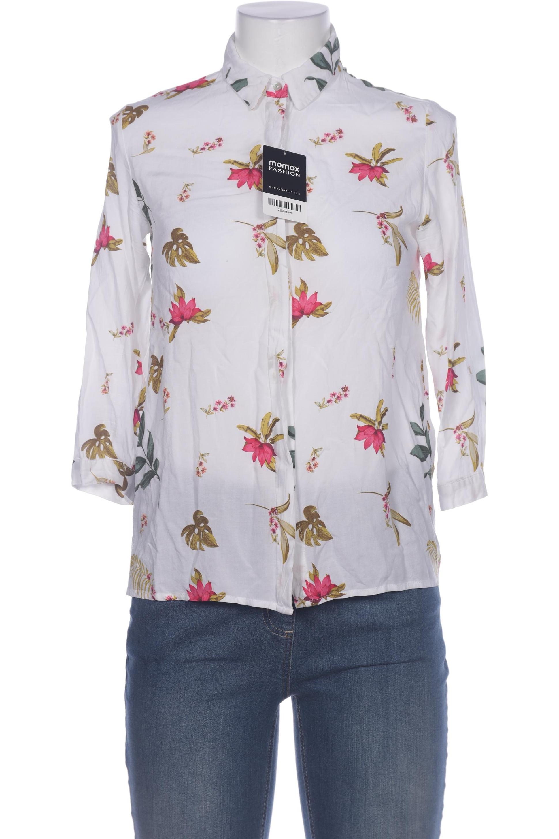 

Stradivarius Damen Bluse, weiß, Gr. 36