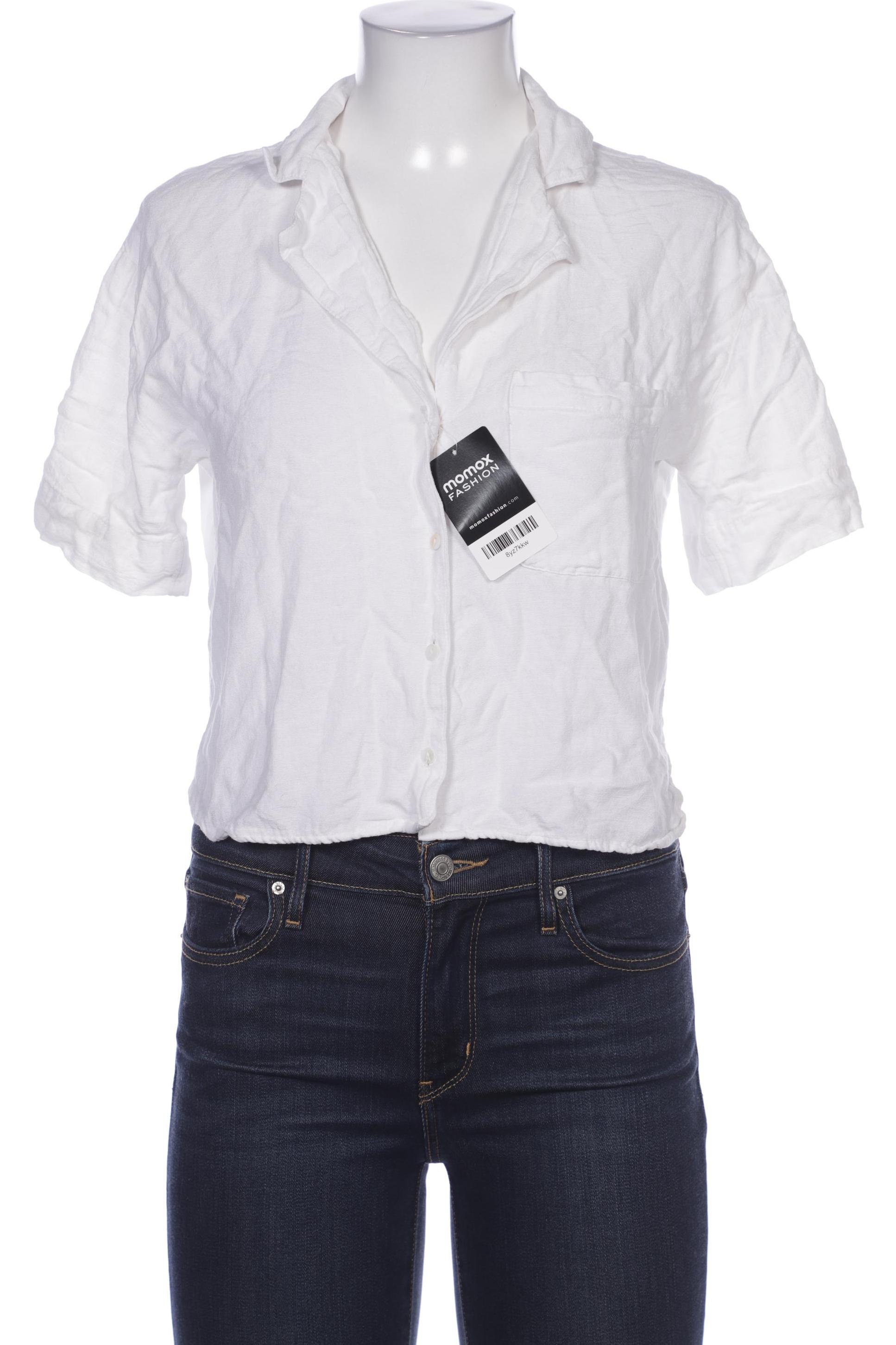 

Stradivarius Damen Bluse, weiß, Gr. 38