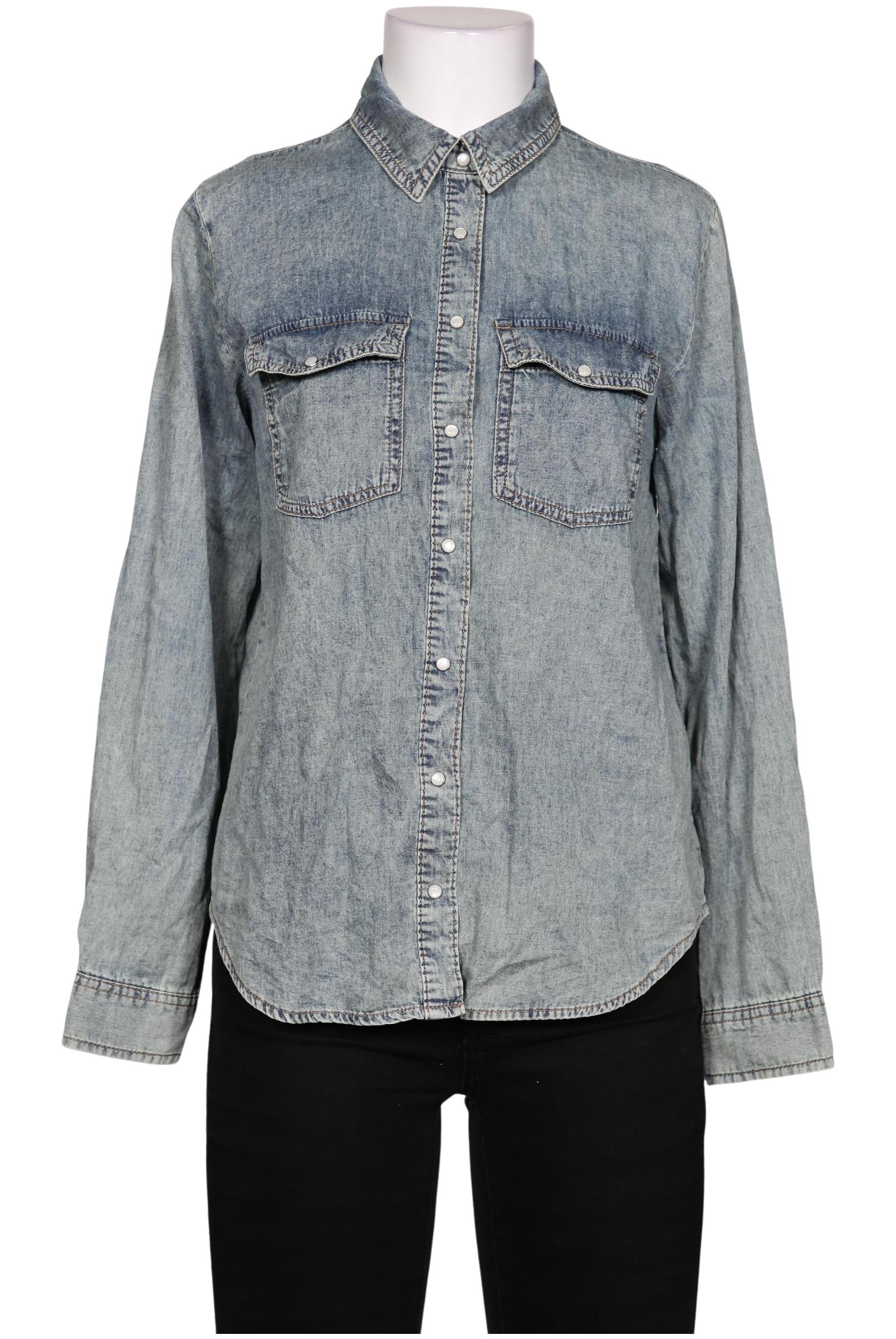 

Stradivarius Damen Bluse, blau, Gr. 34