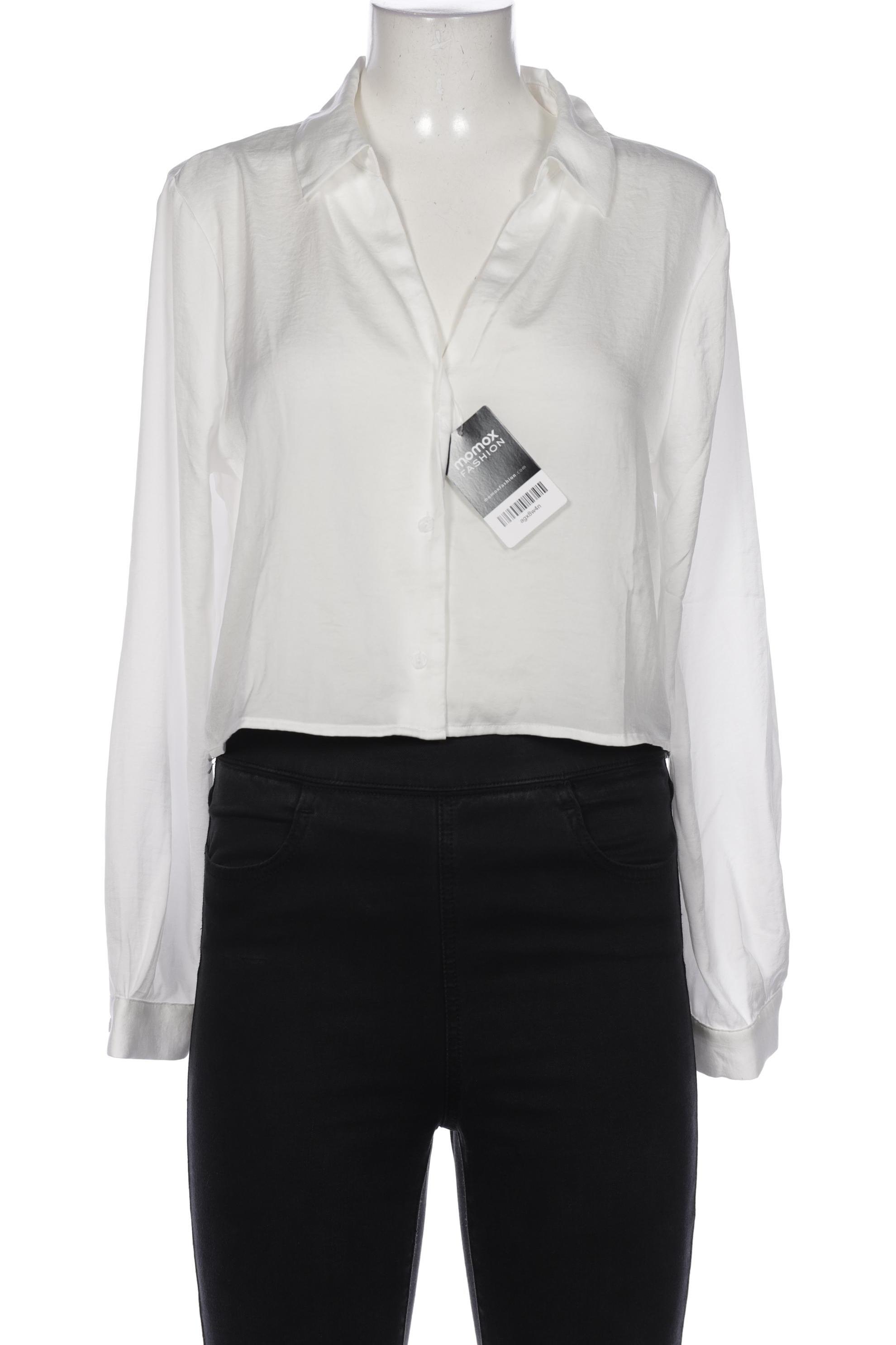

Stradivarius Damen Bluse, weiß, Gr. 42