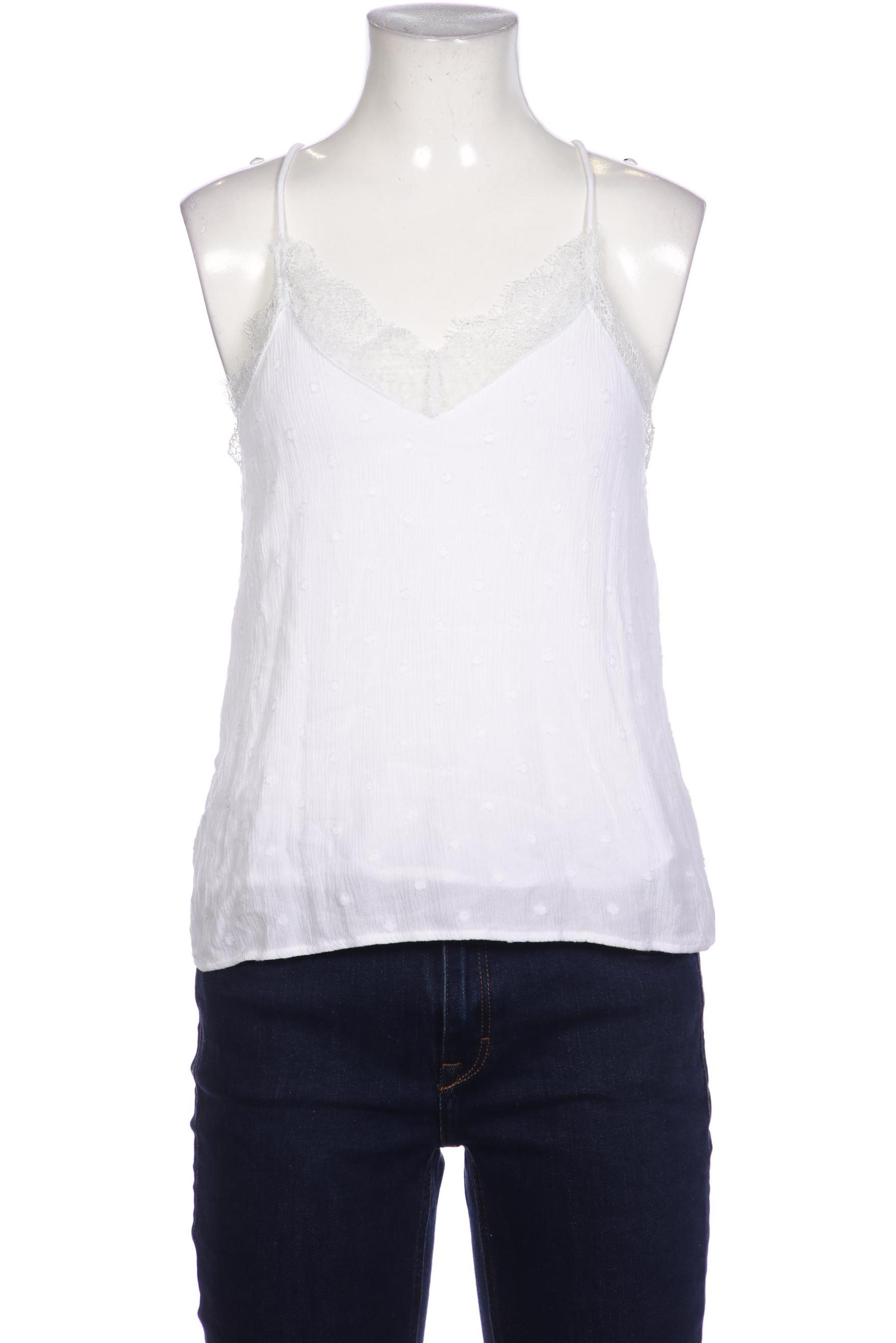 

Stradivarius Damen Bluse, weiß, Gr. 36