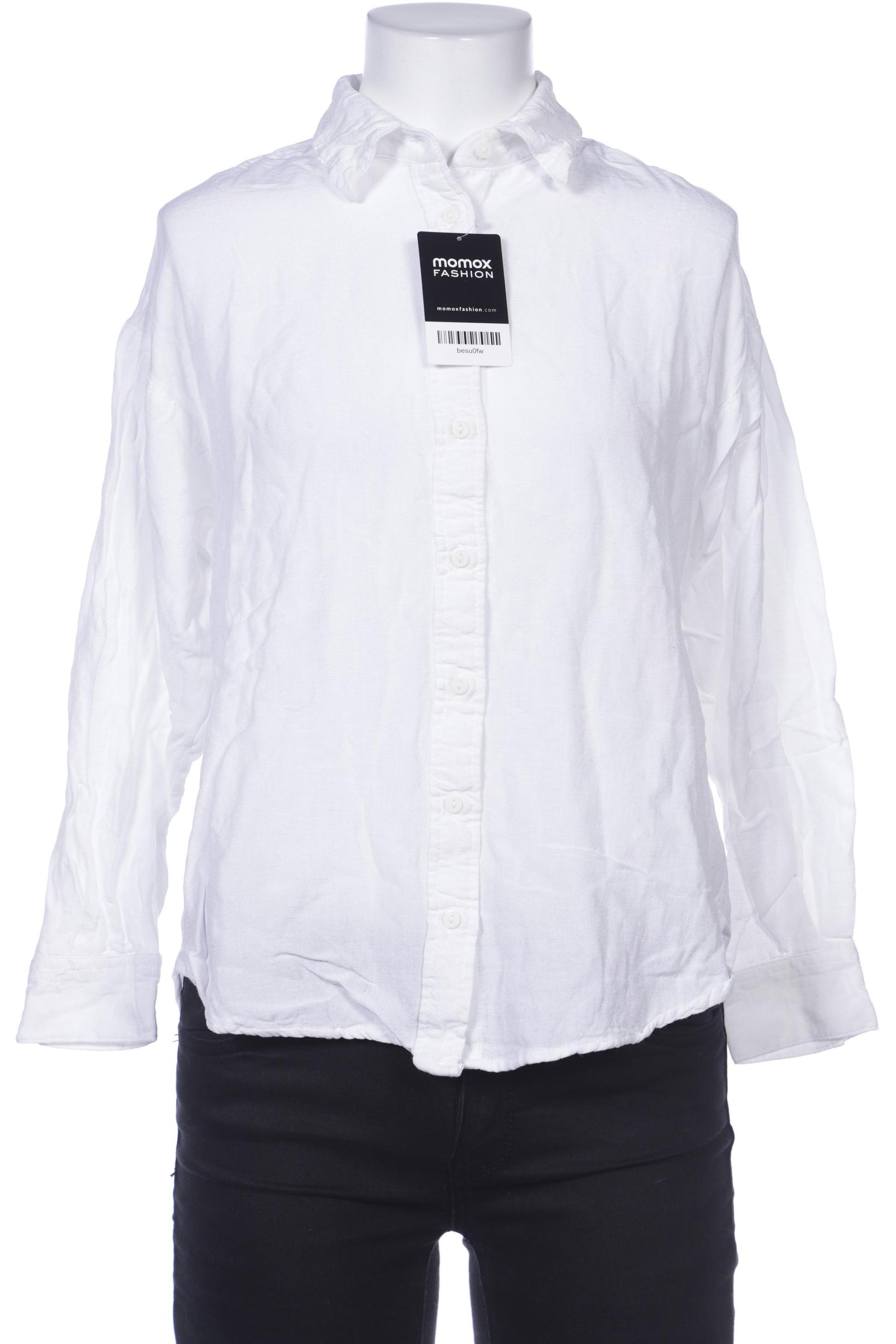 

Stradivarius Damen Bluse, weiß, Gr. 36
