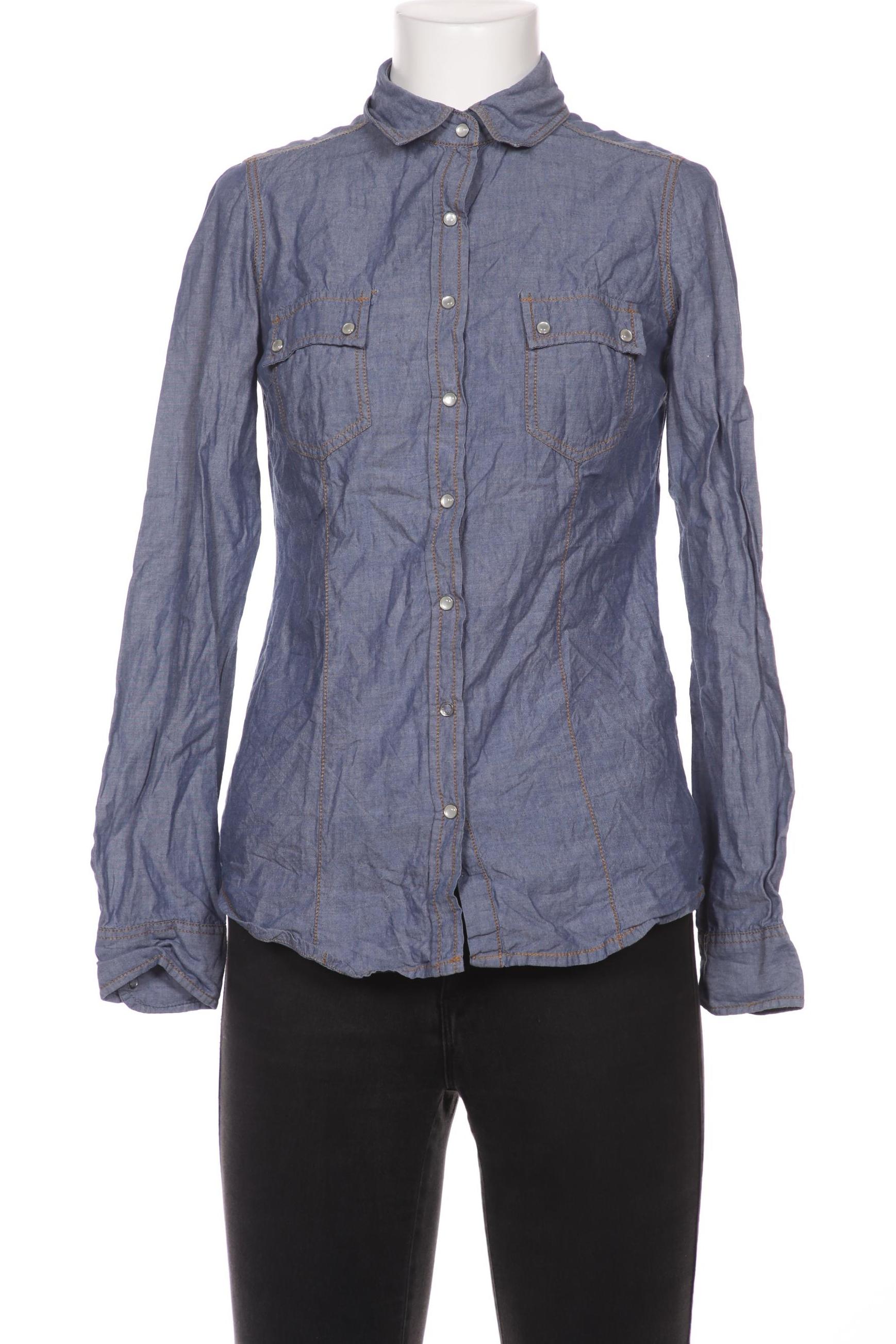 

Stradivarius Damen Bluse, blau, Gr. 36